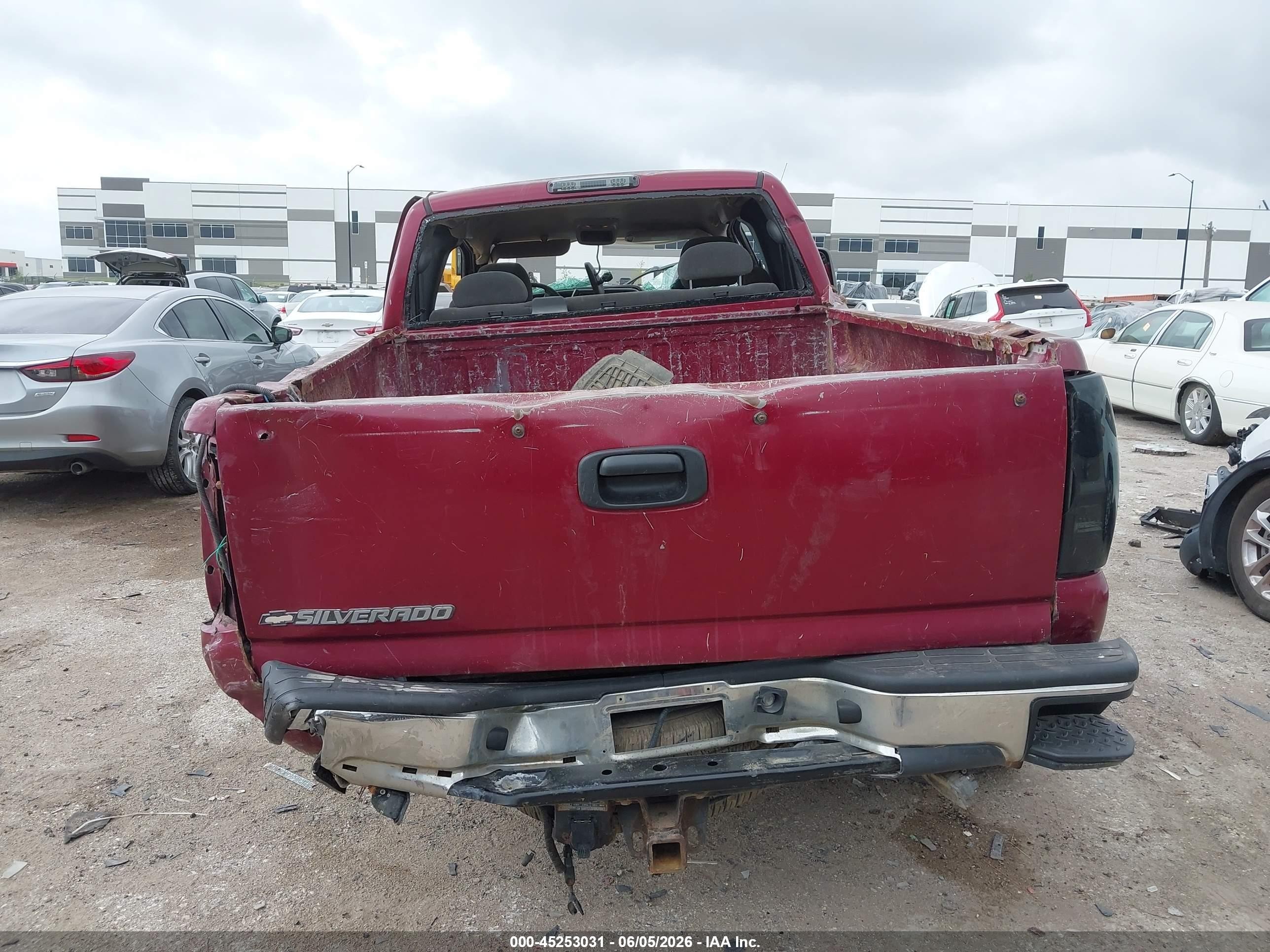 2006 Chevrolet Silverado 1500 Lt1 Red vin: 1GCEK19BX6Z203198