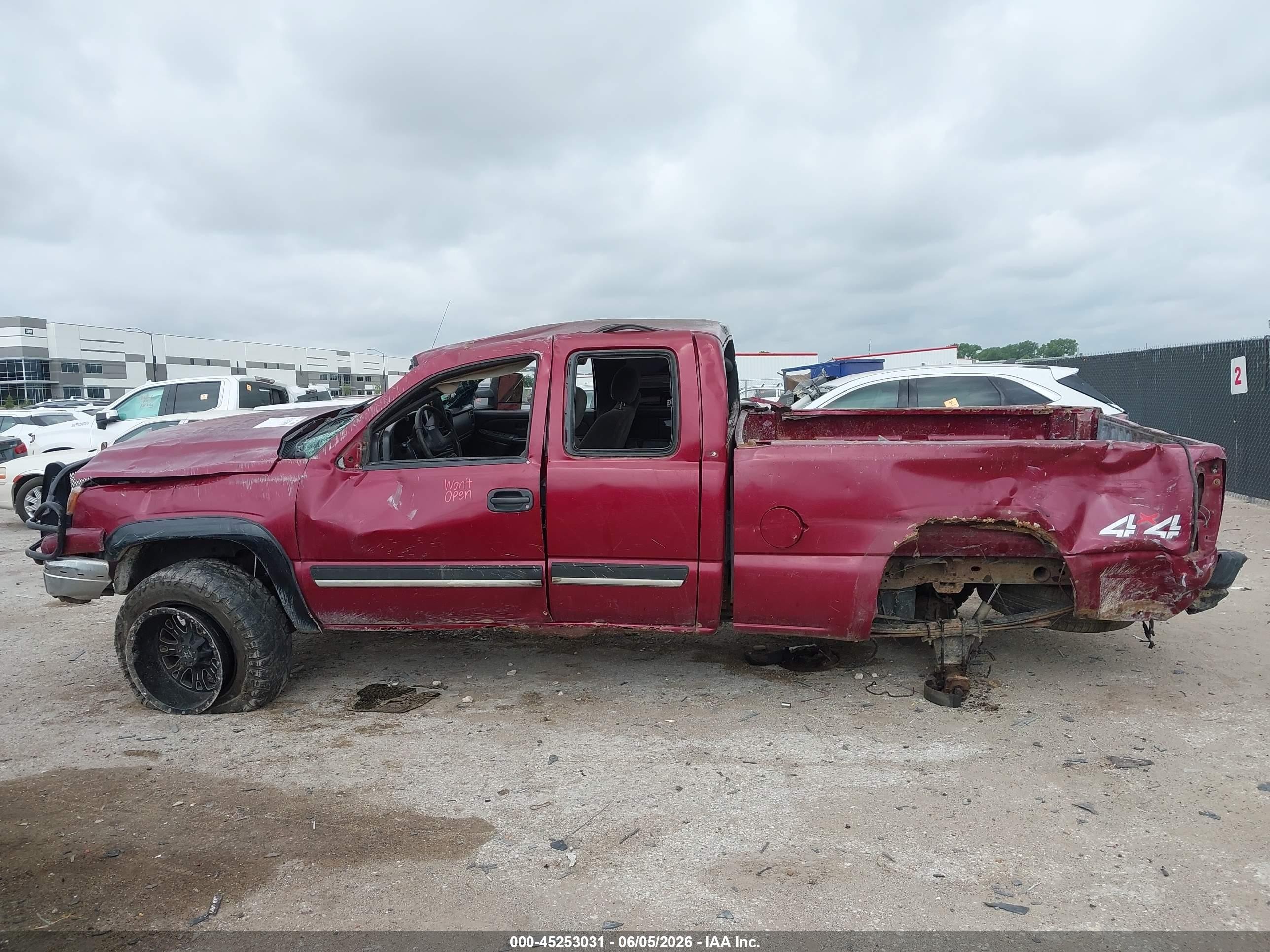 2006 Chevrolet Silverado 1500 Lt1 Red vin: 1GCEK19BX6Z203198