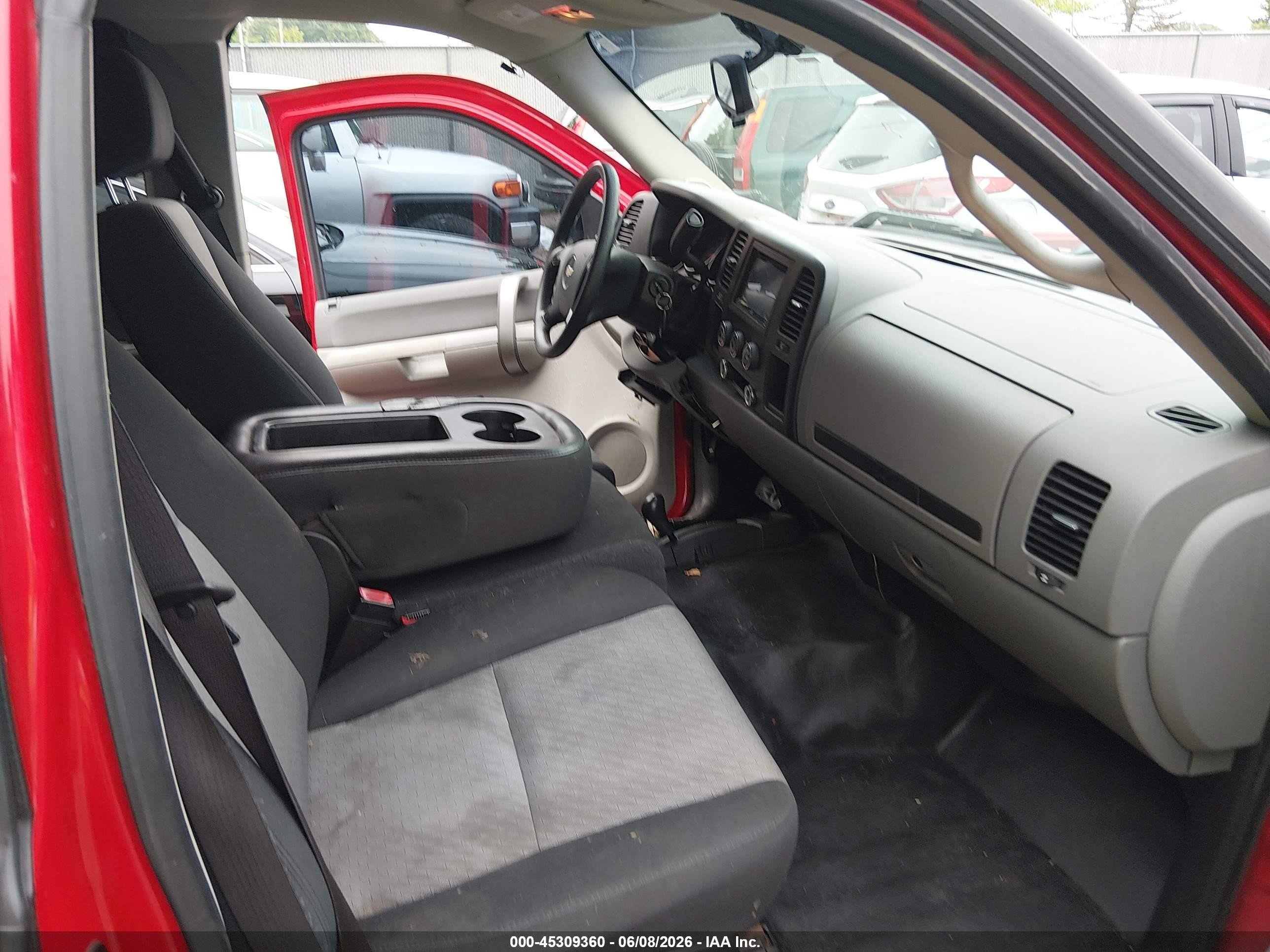 2008 Chevrolet Silverado 1500 Work Truck Red vin: 1GCEK19C08Z222502