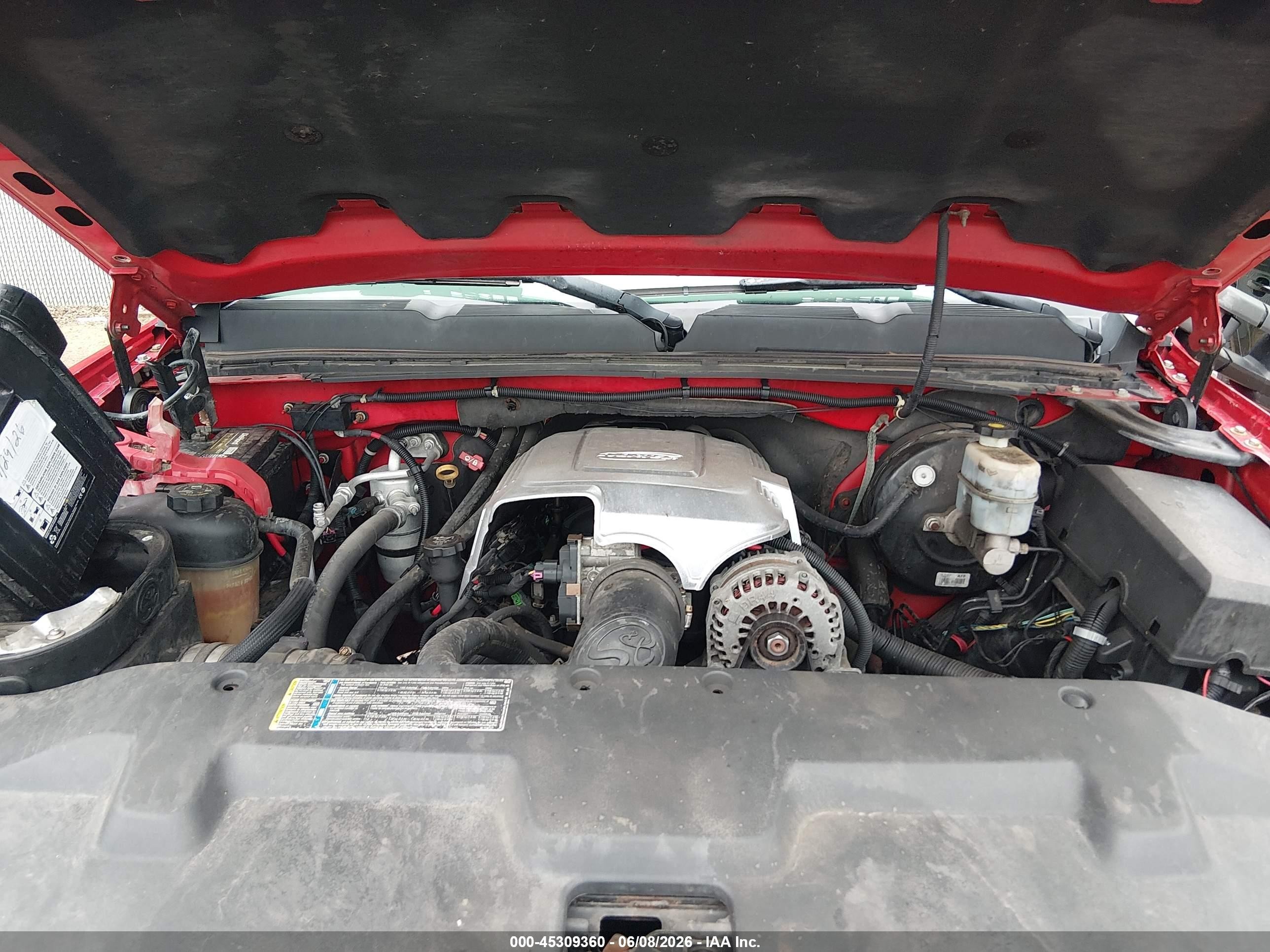 2008 Chevrolet Silverado 1500 Work Truck Red vin: 1GCEK19C08Z222502