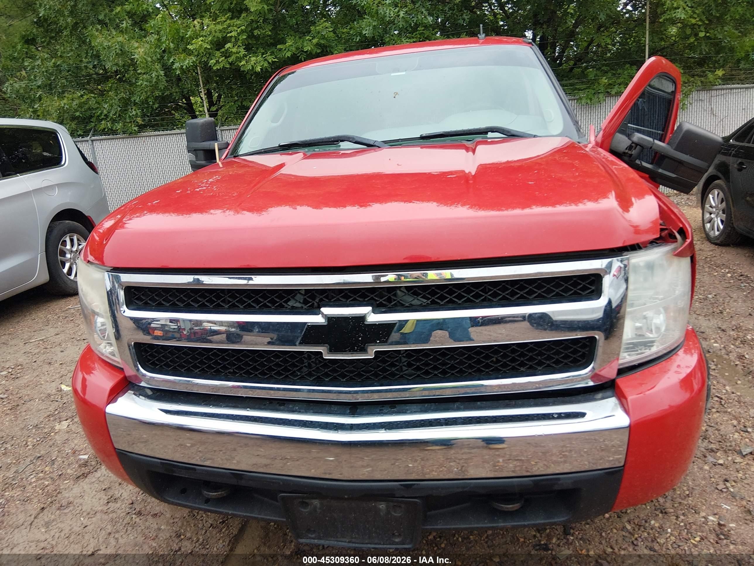 2008 Chevrolet Silverado 1500 Work Truck Red vin: 1GCEK19C08Z222502