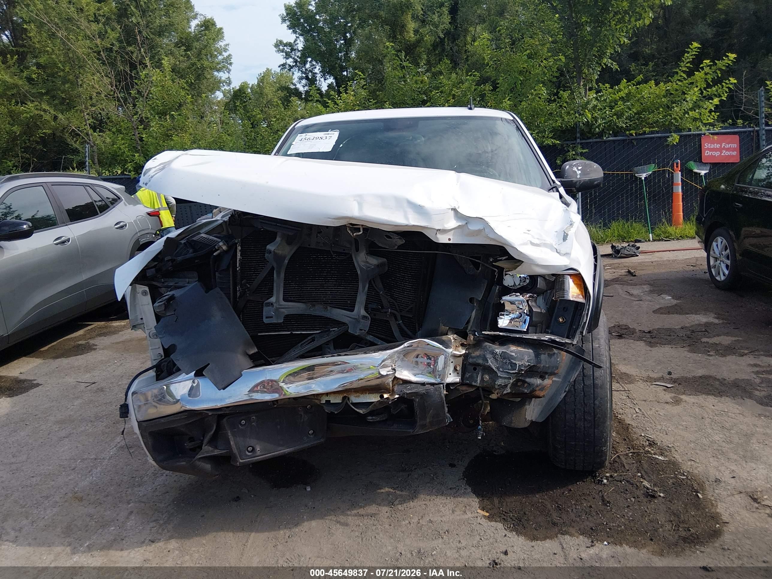 2007 Chevrolet Silverado 1500 Lt1 White vin: 1GCEK19C17Z502671