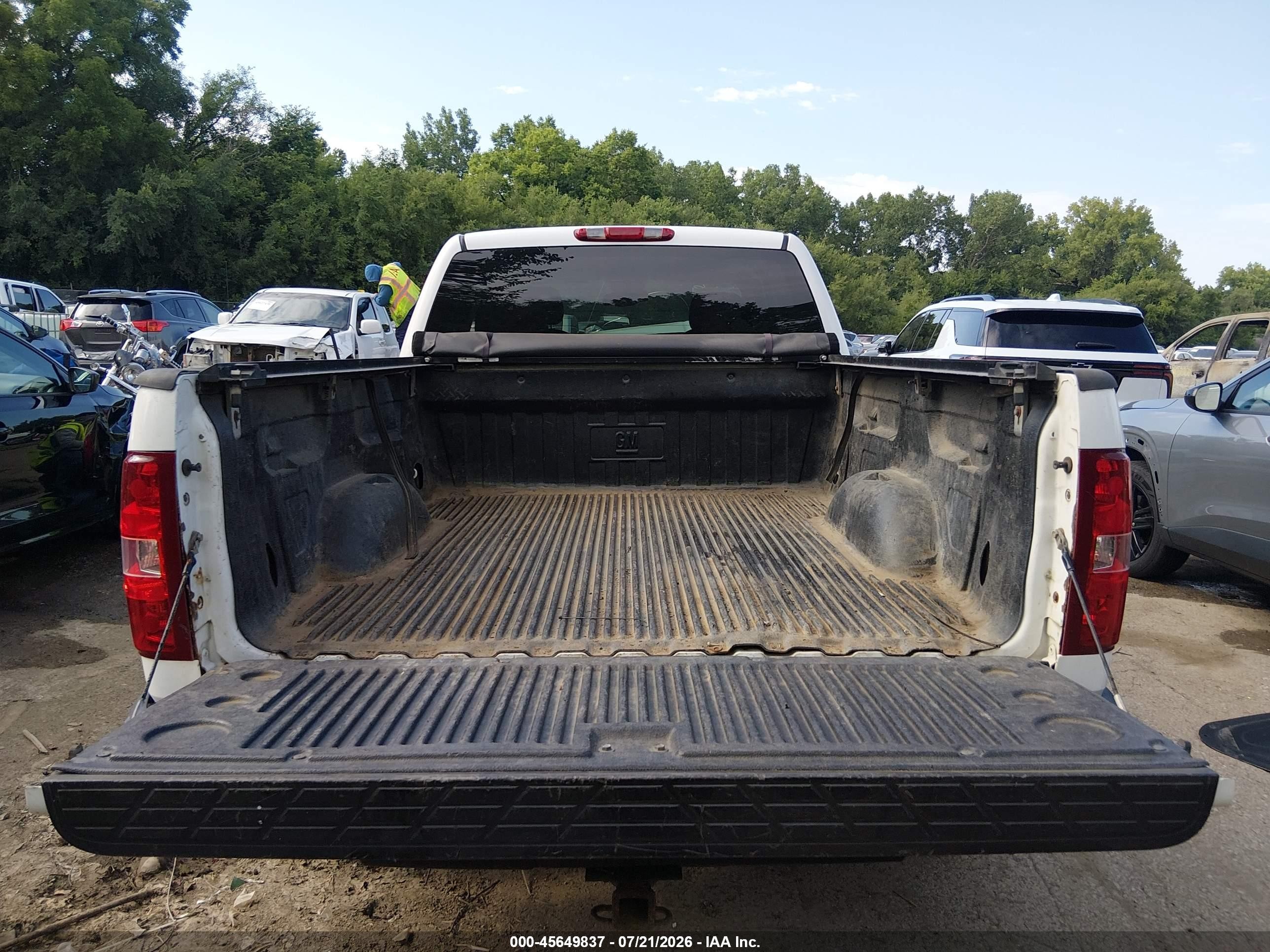 2007 Chevrolet Silverado 1500 Lt1 White vin: 1GCEK19C17Z502671