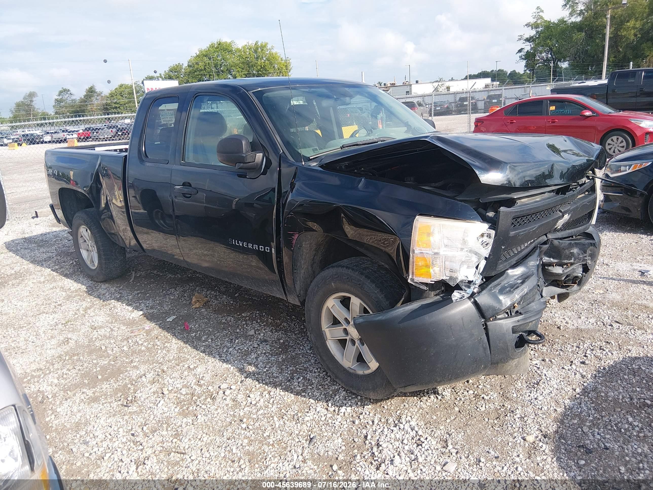 2008 Chevrolet Silverado 1500 Work Truck Black vin: 1GCEK19C28Z188708