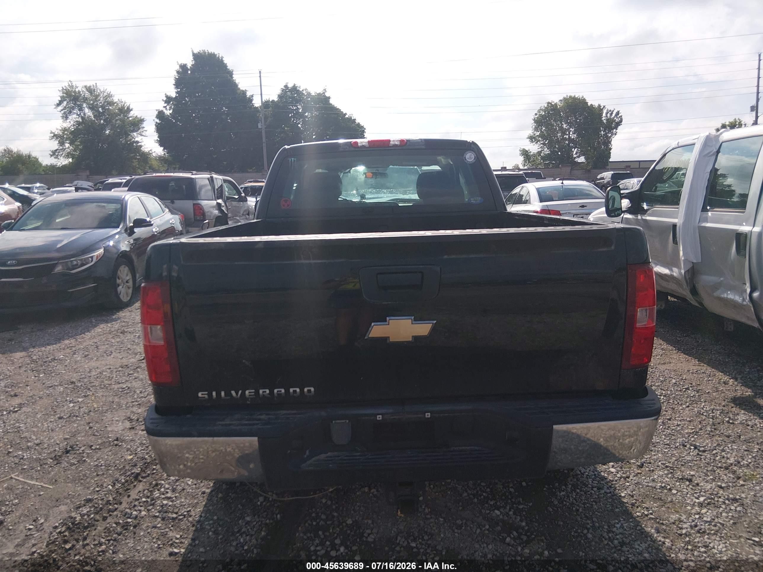 2008 Chevrolet Silverado 1500 Work Truck Black vin: 1GCEK19C28Z188708