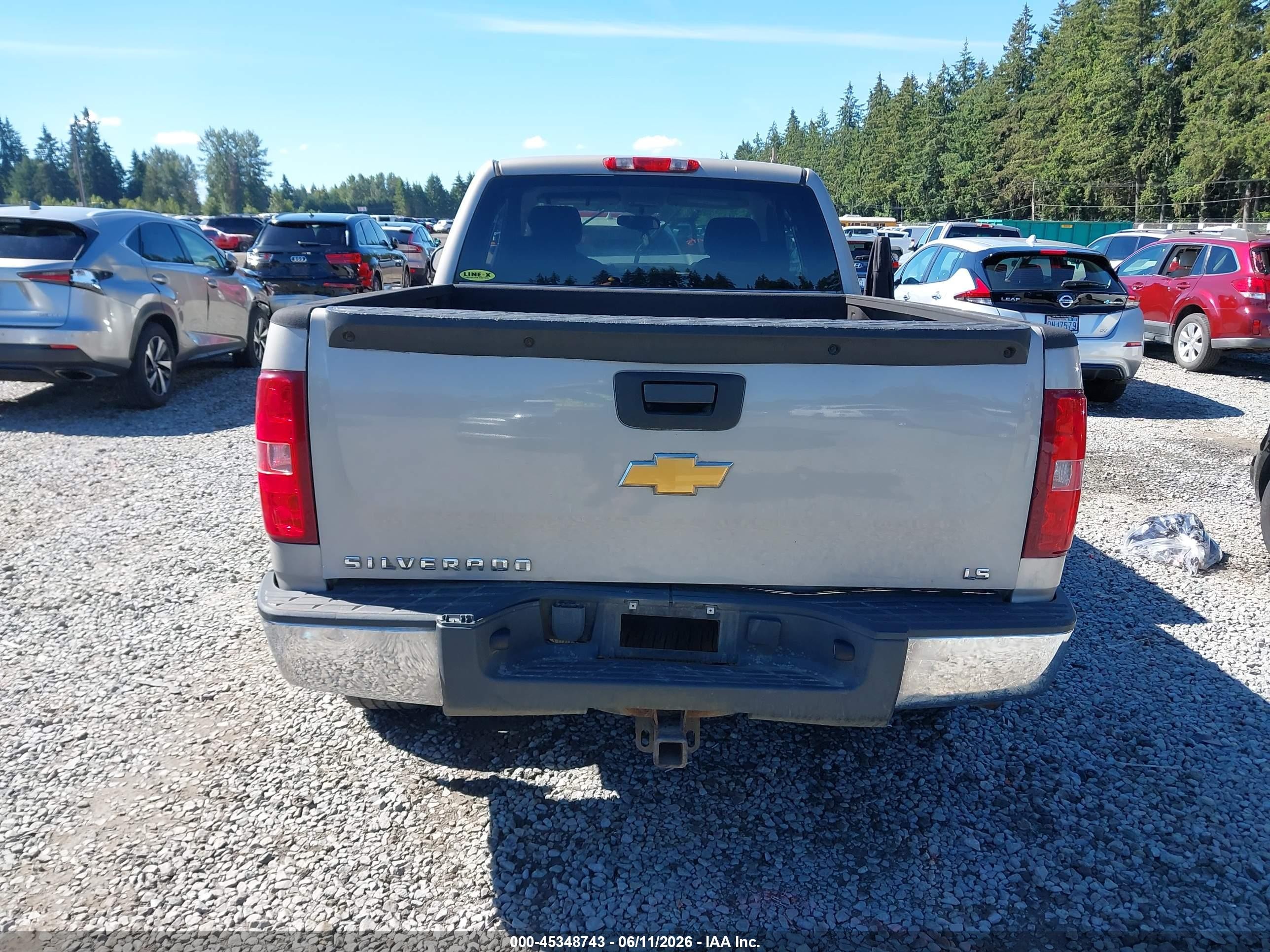 2009 Chevrolet Silverado 1500 Ls/work Truck Серый vin: 1GCEK19C29Z249637