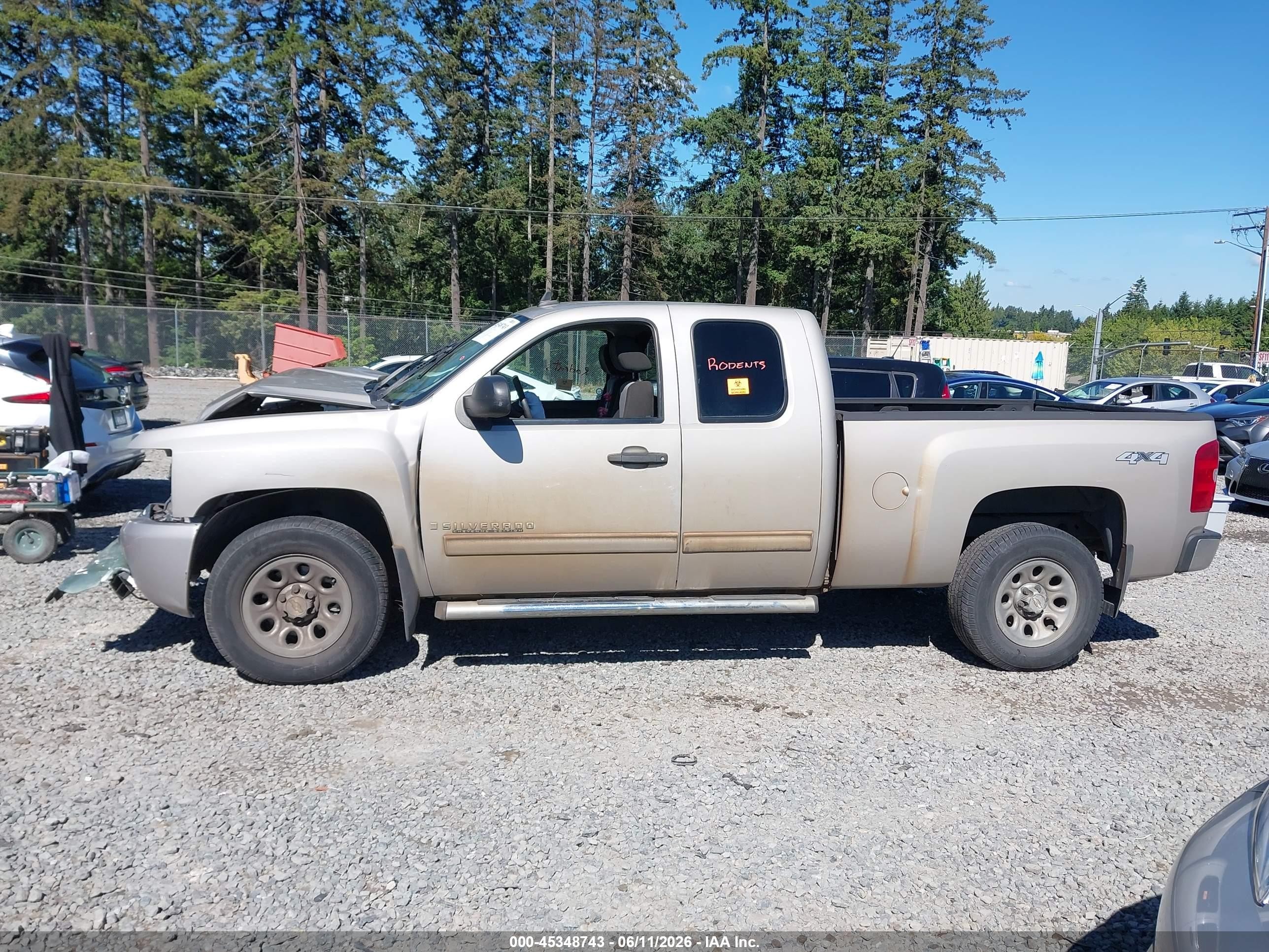 2009 Chevrolet Silverado 1500 Ls/work Truck Серый vin: 1GCEK19C29Z249637