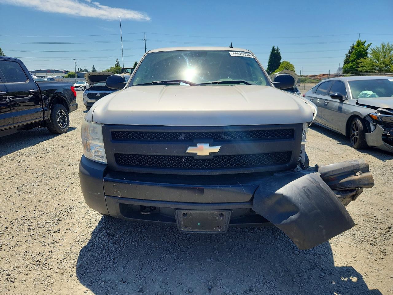 2007 Chevrolet Silverado K1500 Silver vin: 1GCEK19C37Z620253