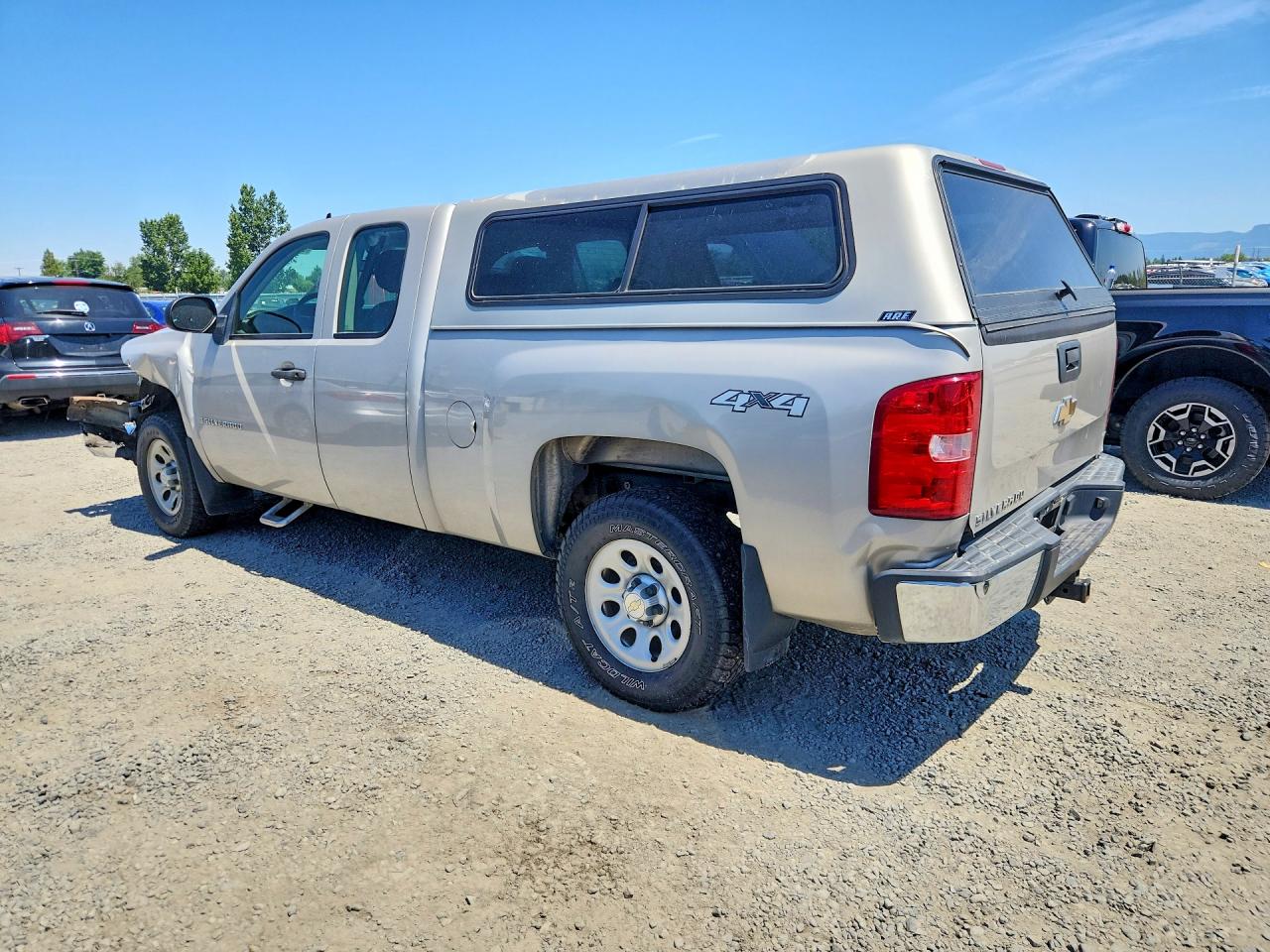 2007 Chevrolet Silverado K1500 Silver vin: 1GCEK19C37Z620253