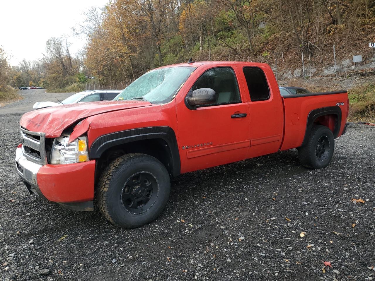 2009 Chevrolet Silverado K1500 Red vin: 1GCEK19C39Z234810