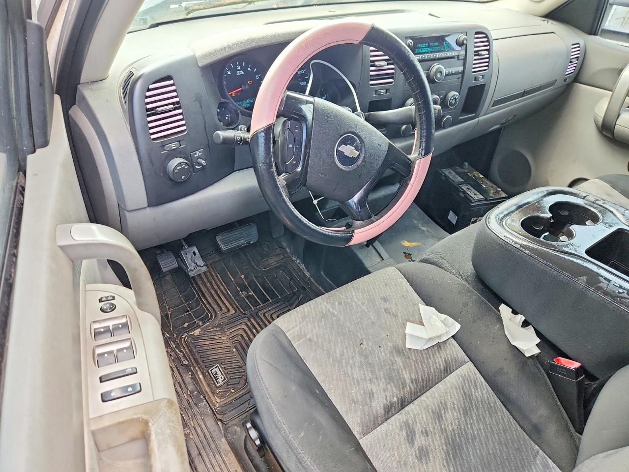 2008 Chevrolet Silverado K1500 White vin: 1GCEK19C48Z297946