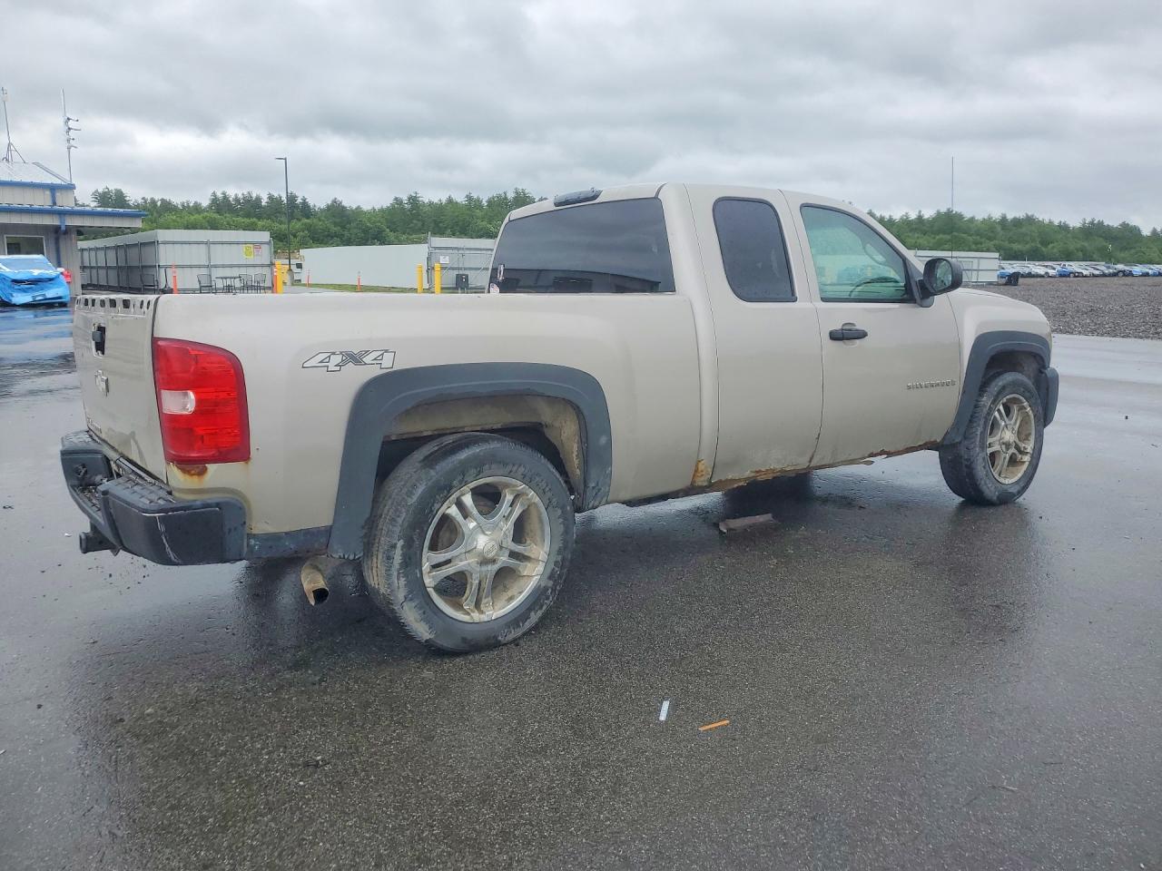 2008 Chevrolet Silverado K1500 Silver vin: 1GCEK19C78E114370