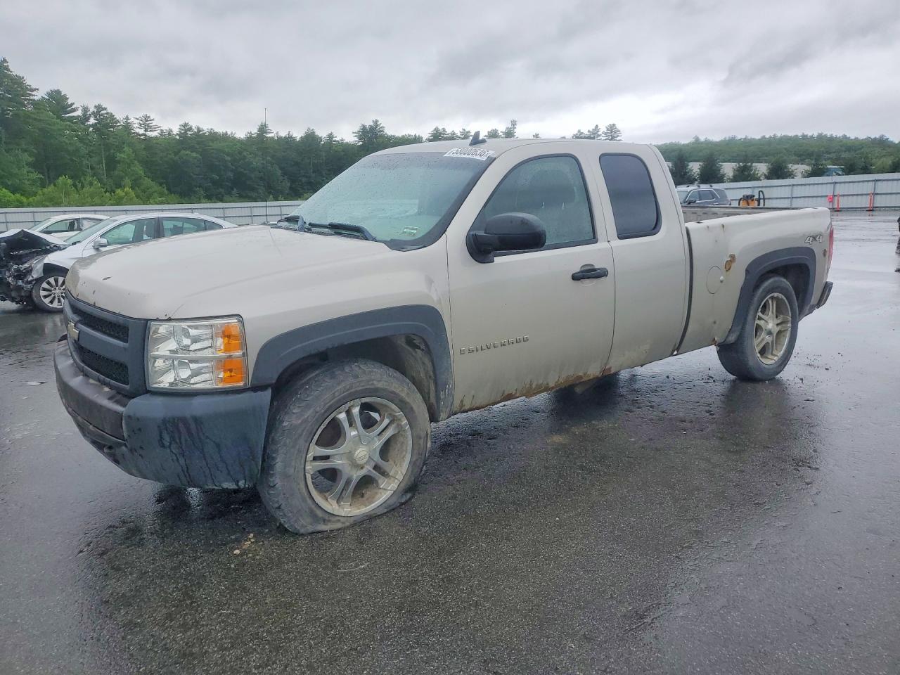 2008 Chevrolet Silverado K1500 Silver vin: 1GCEK19C78E114370