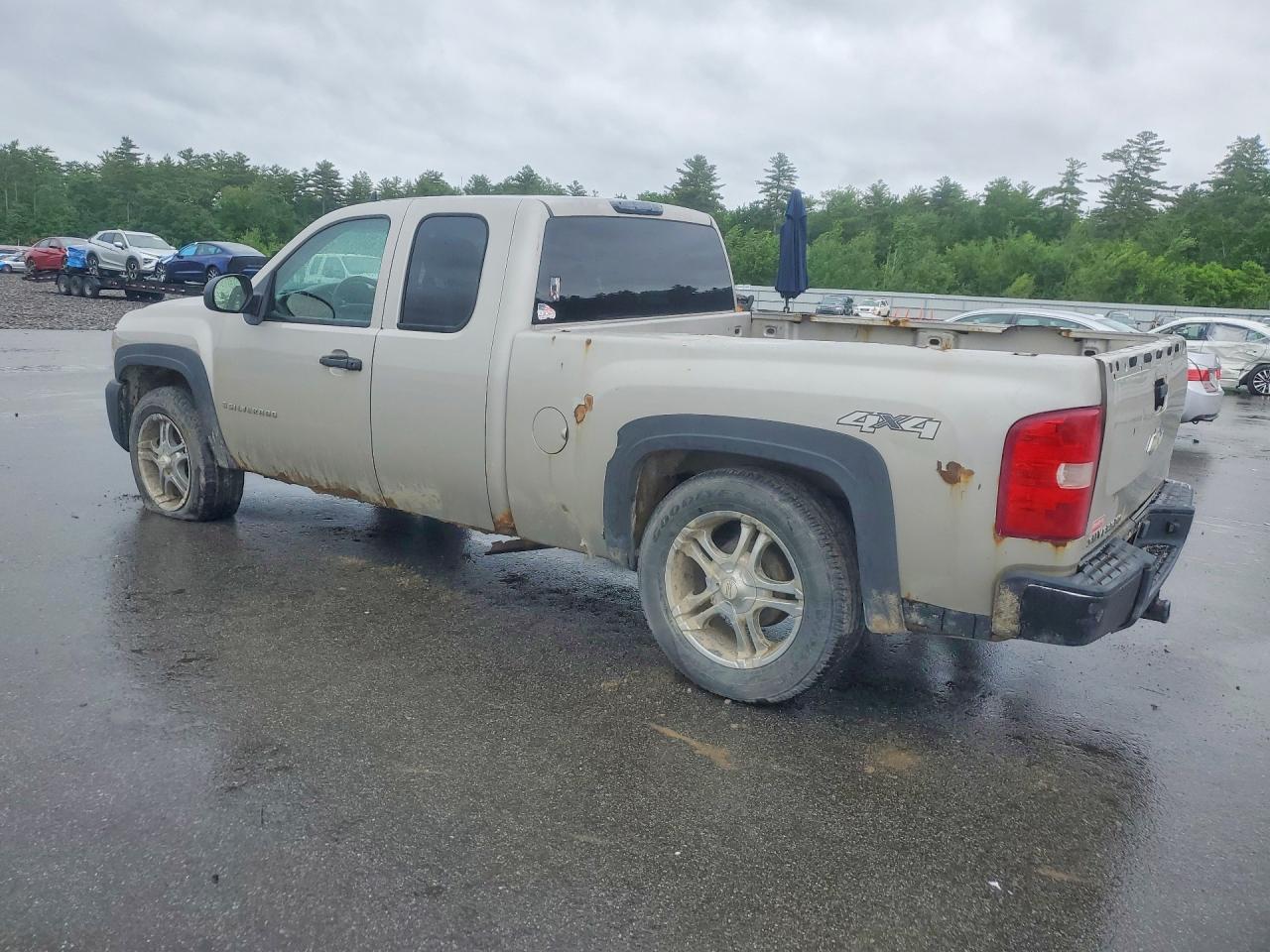 2008 Chevrolet Silverado K1500 Silver vin: 1GCEK19C78E114370