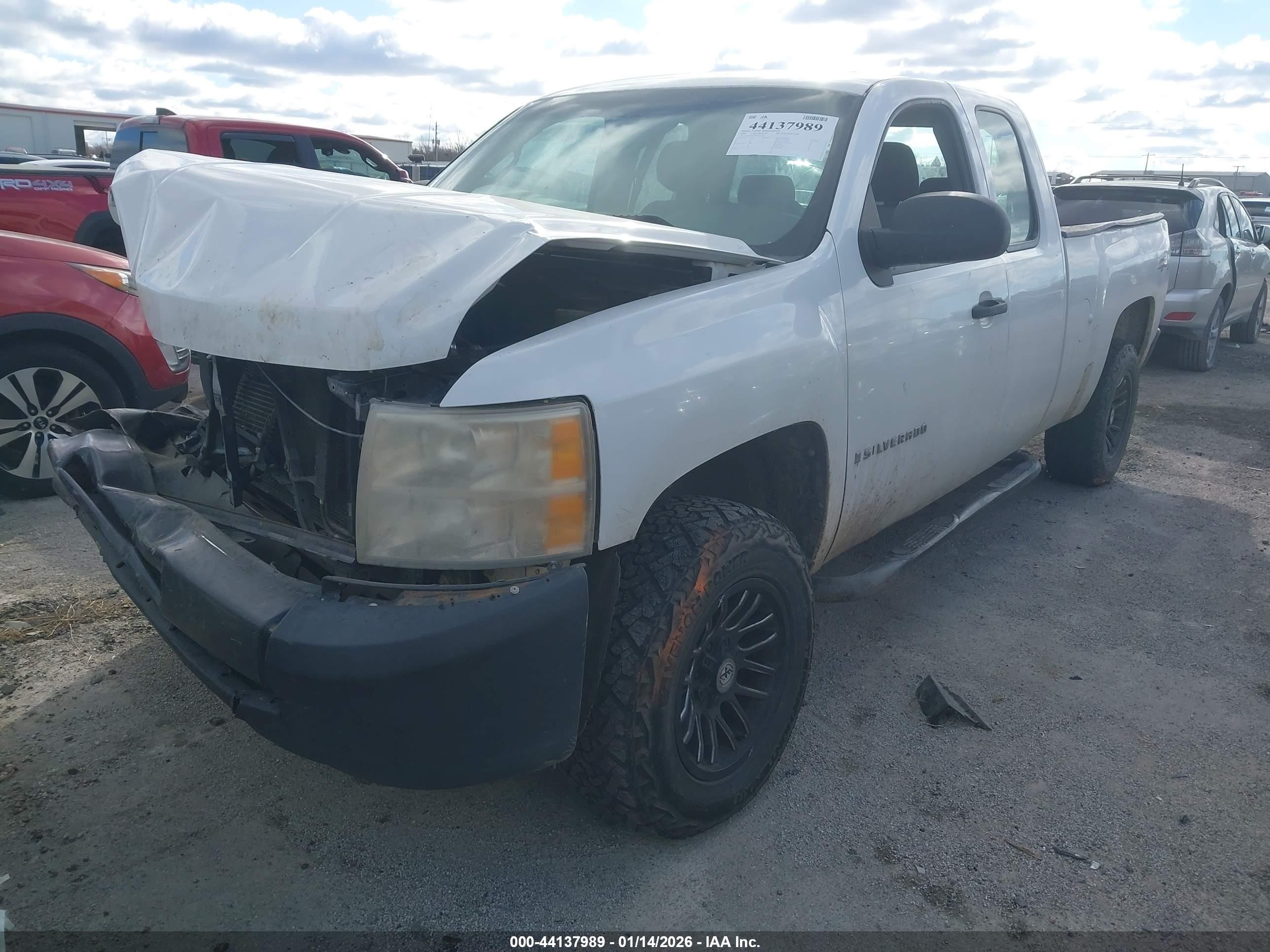 2009 Chevrolet Silverado 1500 Work Truck White vin: 1GCEK19C89Z173776