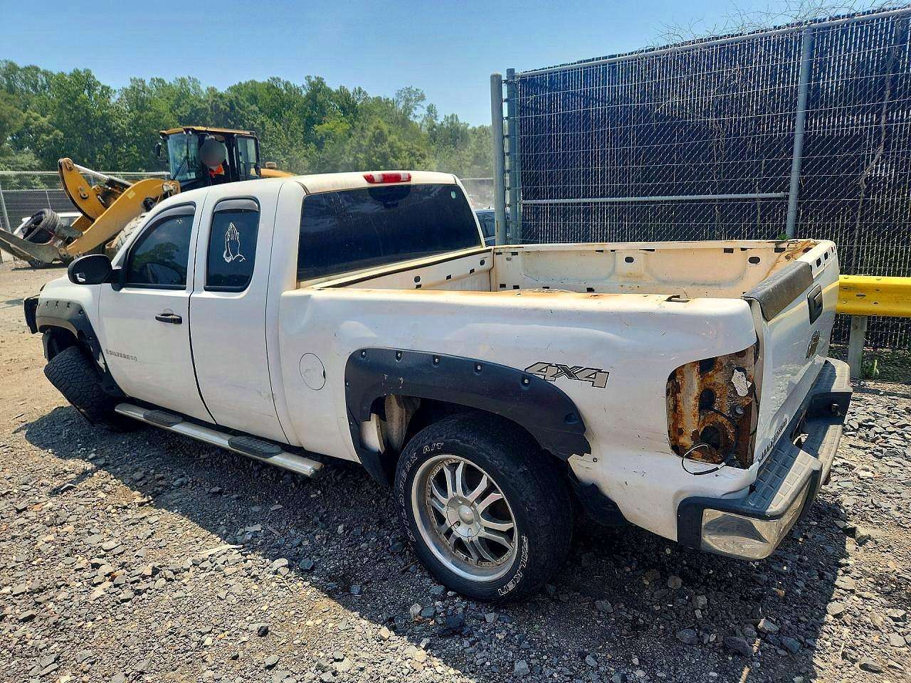 2009 Chevrolet Silverado K1500 White vin: 1GCEK19C99Z160230