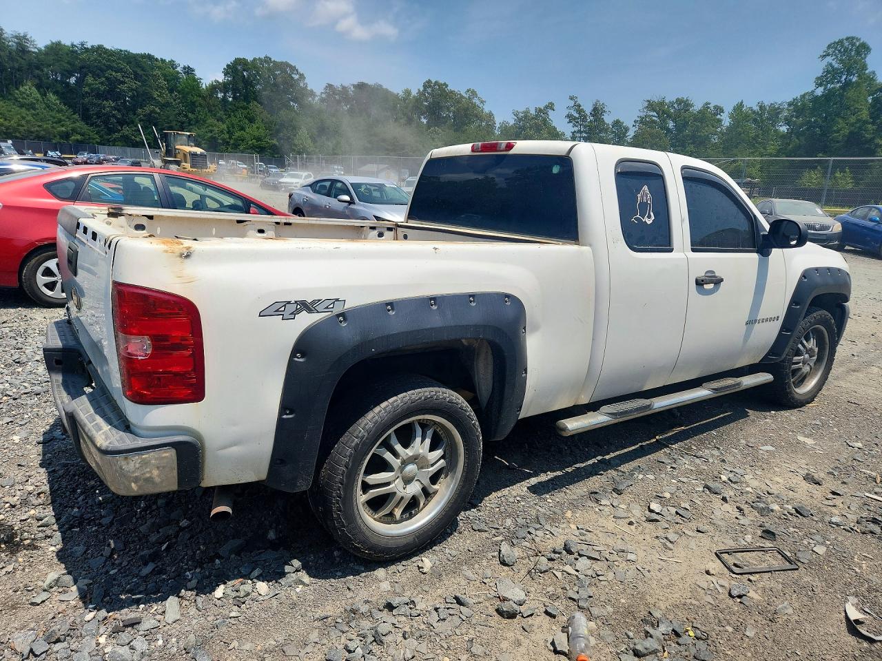2009 Chevrolet Silverado K1500 White vin: 1GCEK19C99Z160230