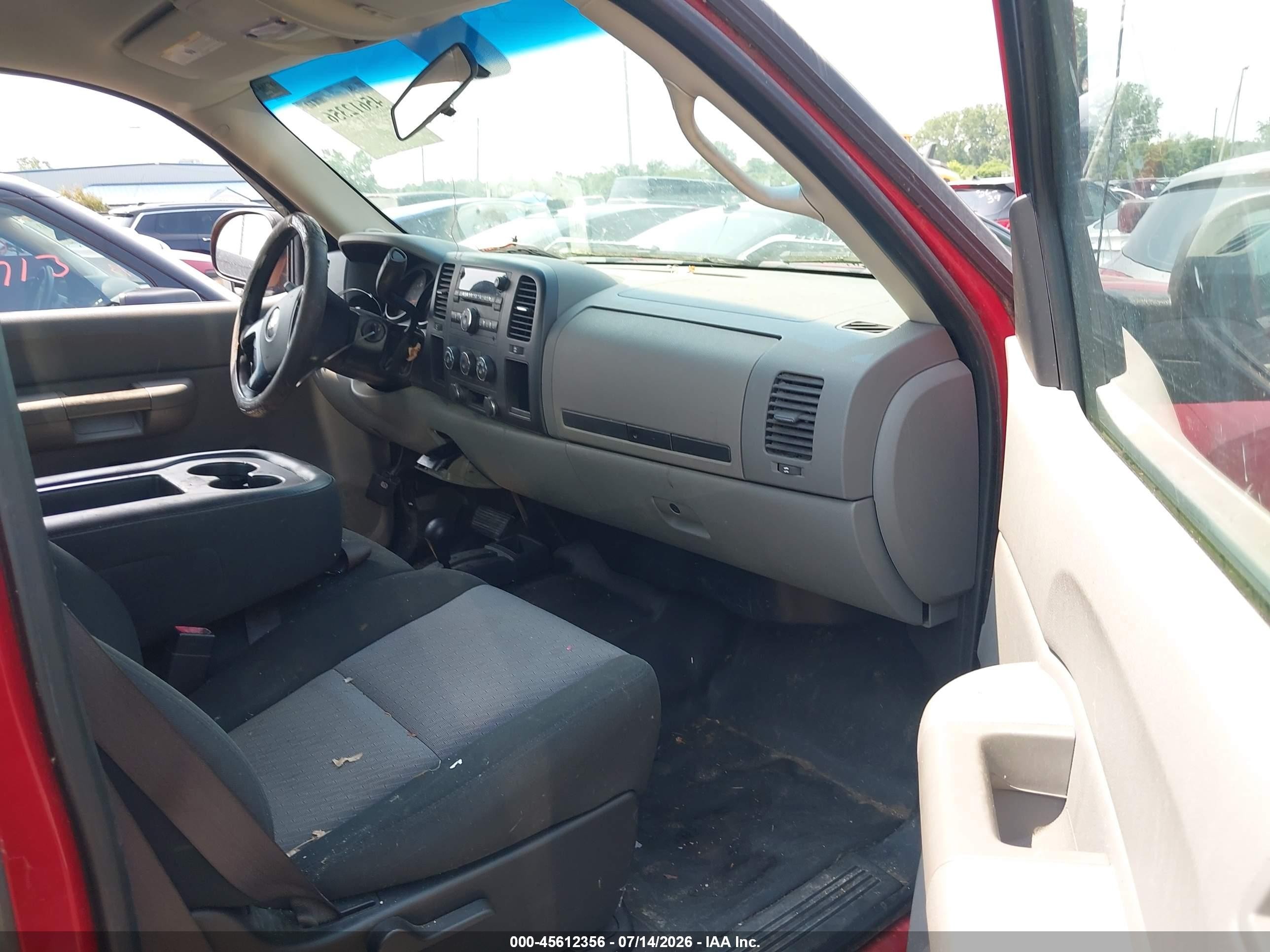 2008 Chevrolet Silverado 1500 Work Truck Red vin: 1GCEK19CX8Z272968