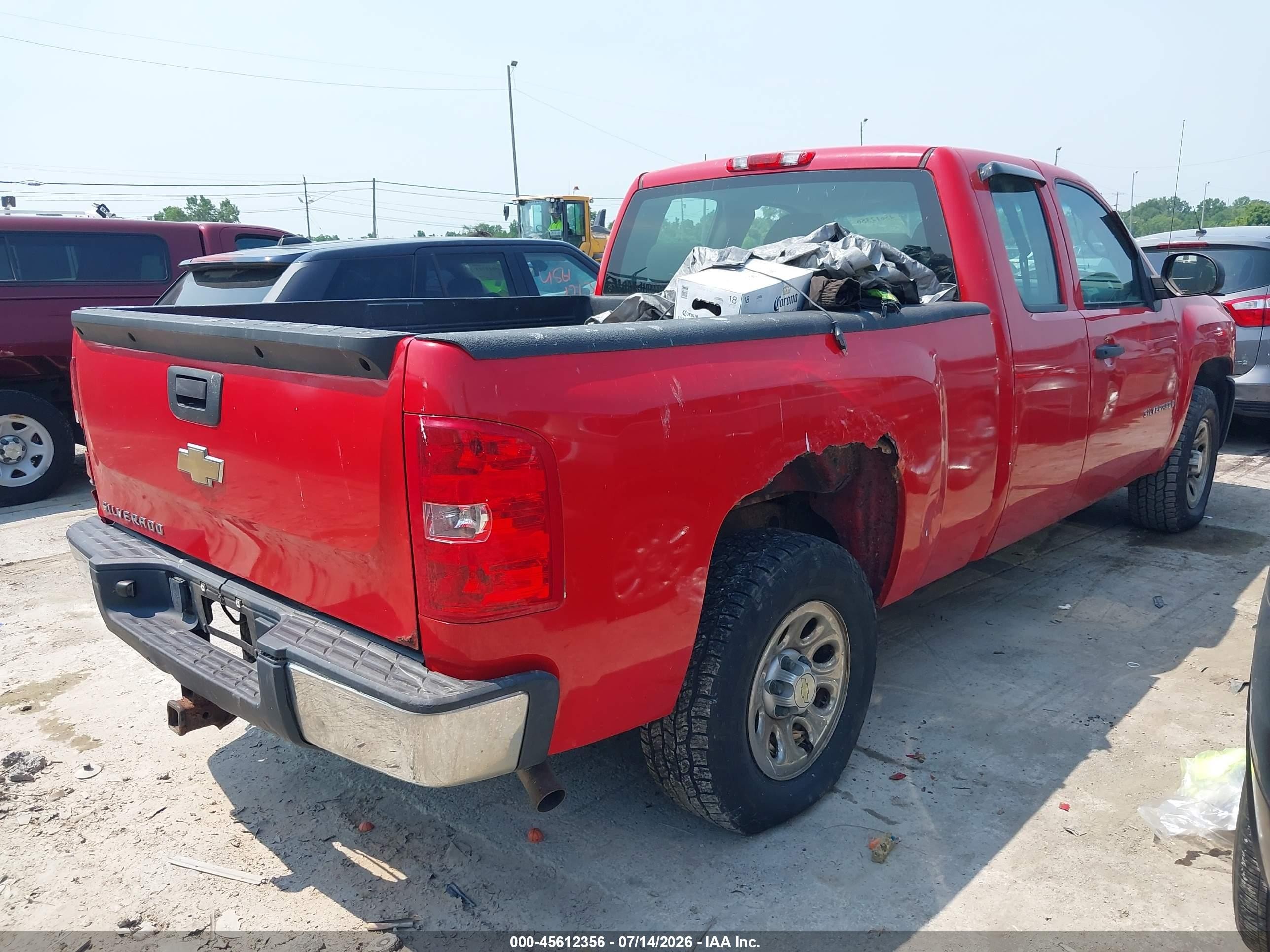 2008 Chevrolet Silverado 1500 Work Truck Red vin: 1GCEK19CX8Z272968