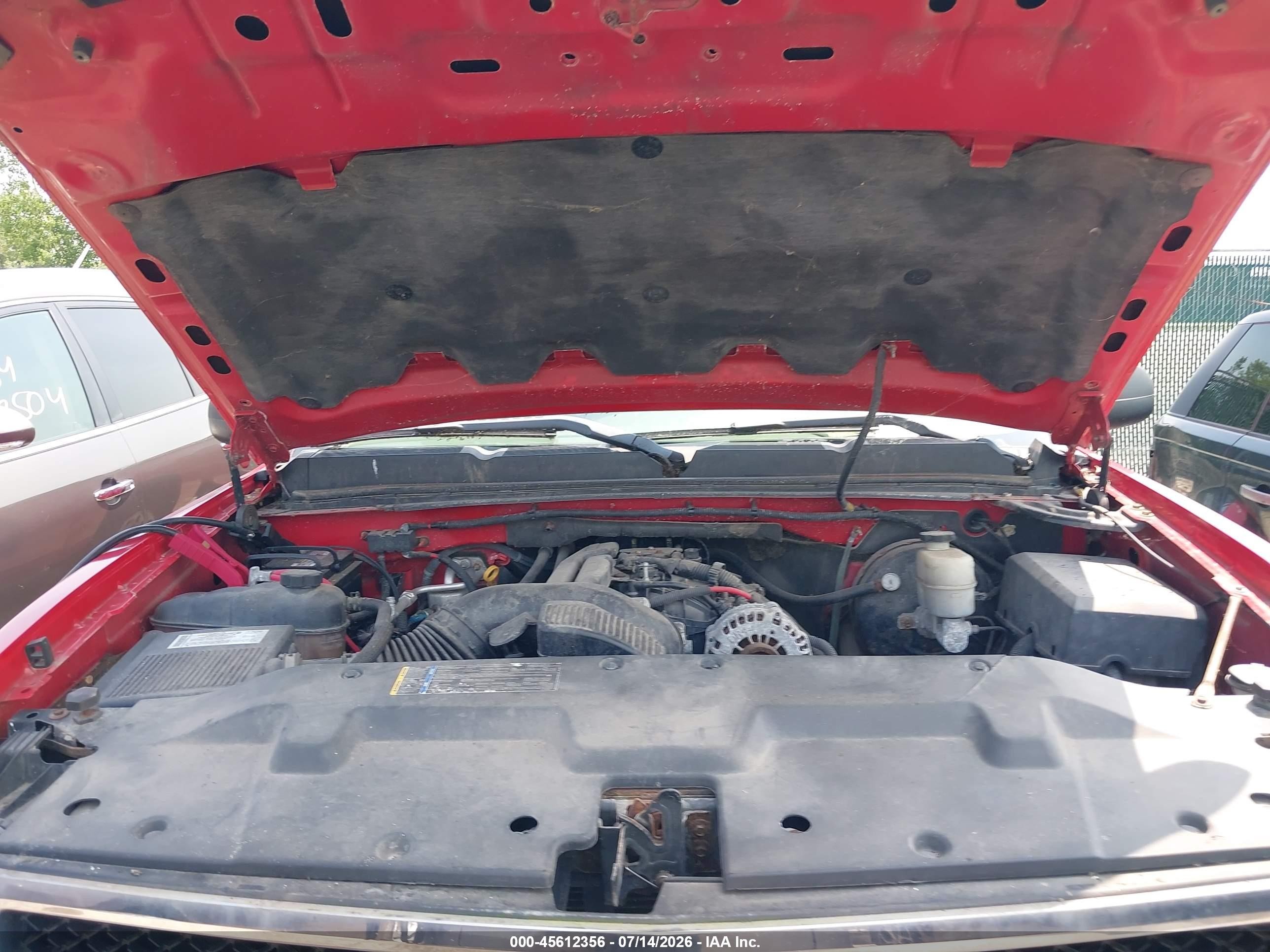 2008 Chevrolet Silverado 1500 Work Truck Red vin: 1GCEK19CX8Z272968