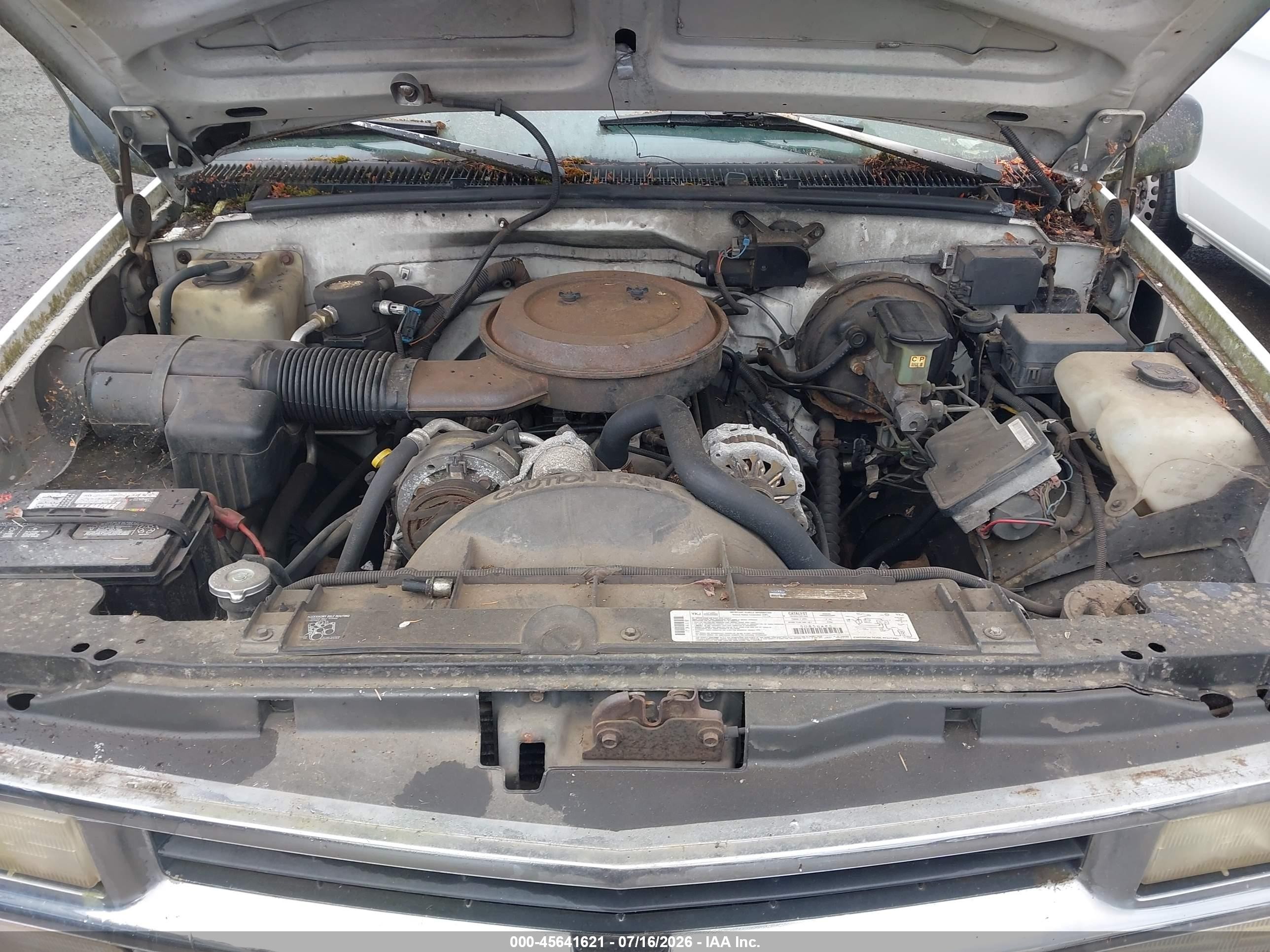 1995 Chevrolet Gmt-400 K1500 White vin: 1GCEK19H4SE243203