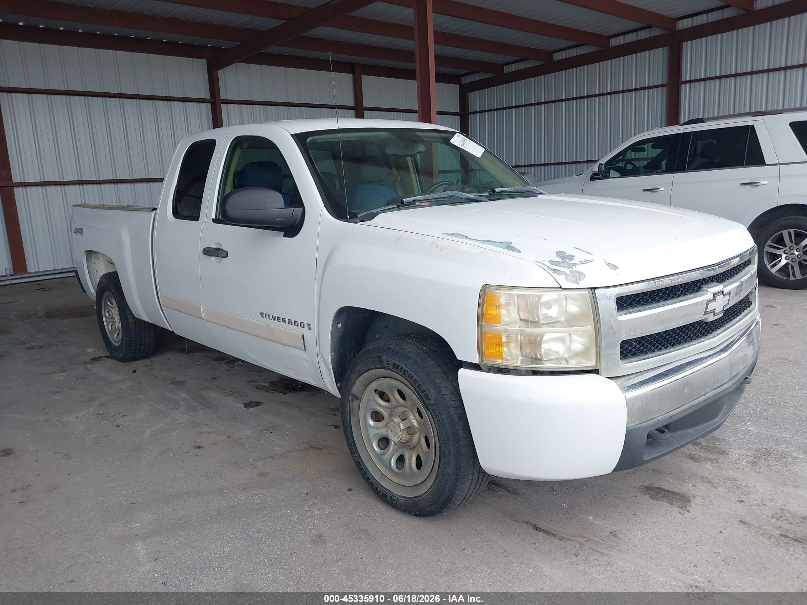 2007 Chevrolet Silverado 1500 Lt1 Белый vin: 1GCEK19J07Z519279