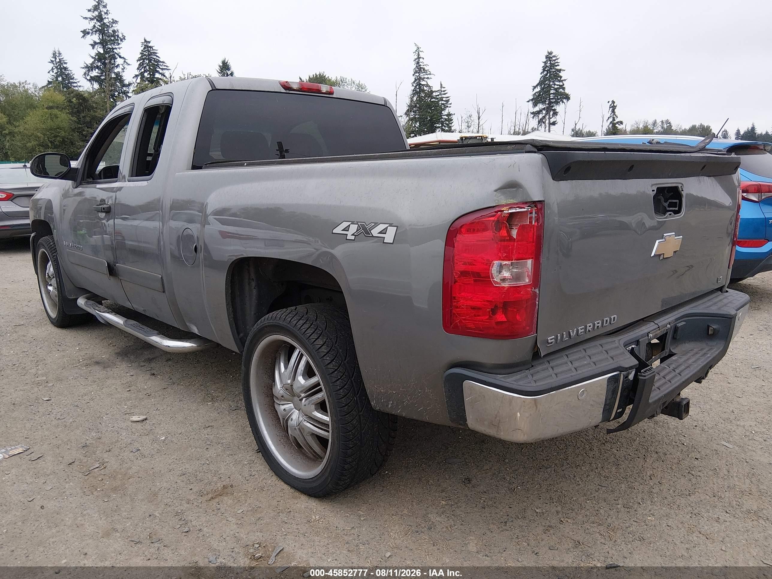 2008 Chevrolet Silverado 1500 Lt2 Gray vin: 1GCEK19J18Z131558