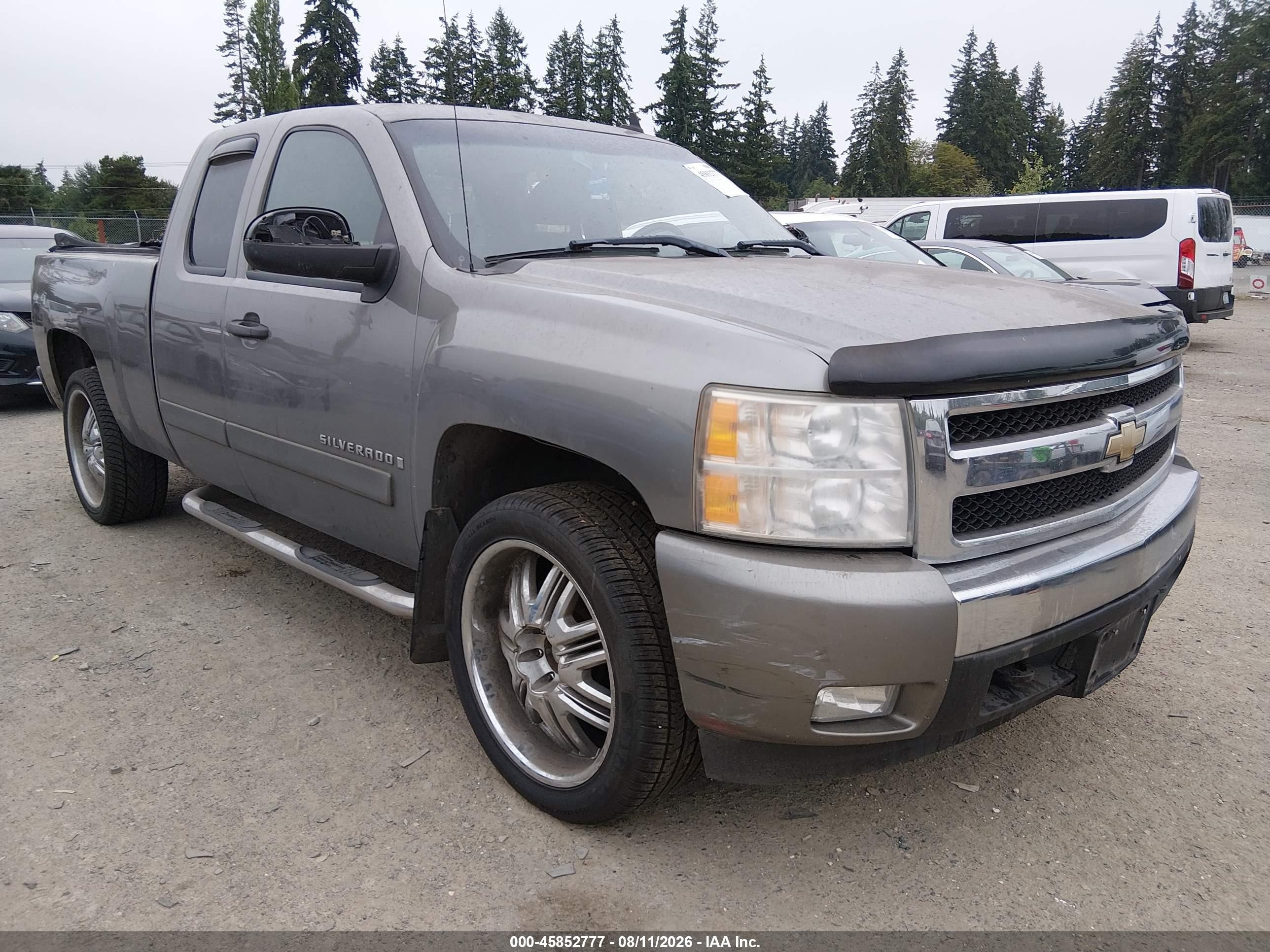 2008 Chevrolet Silverado 1500 Lt2 Gray vin: 1GCEK19J18Z131558