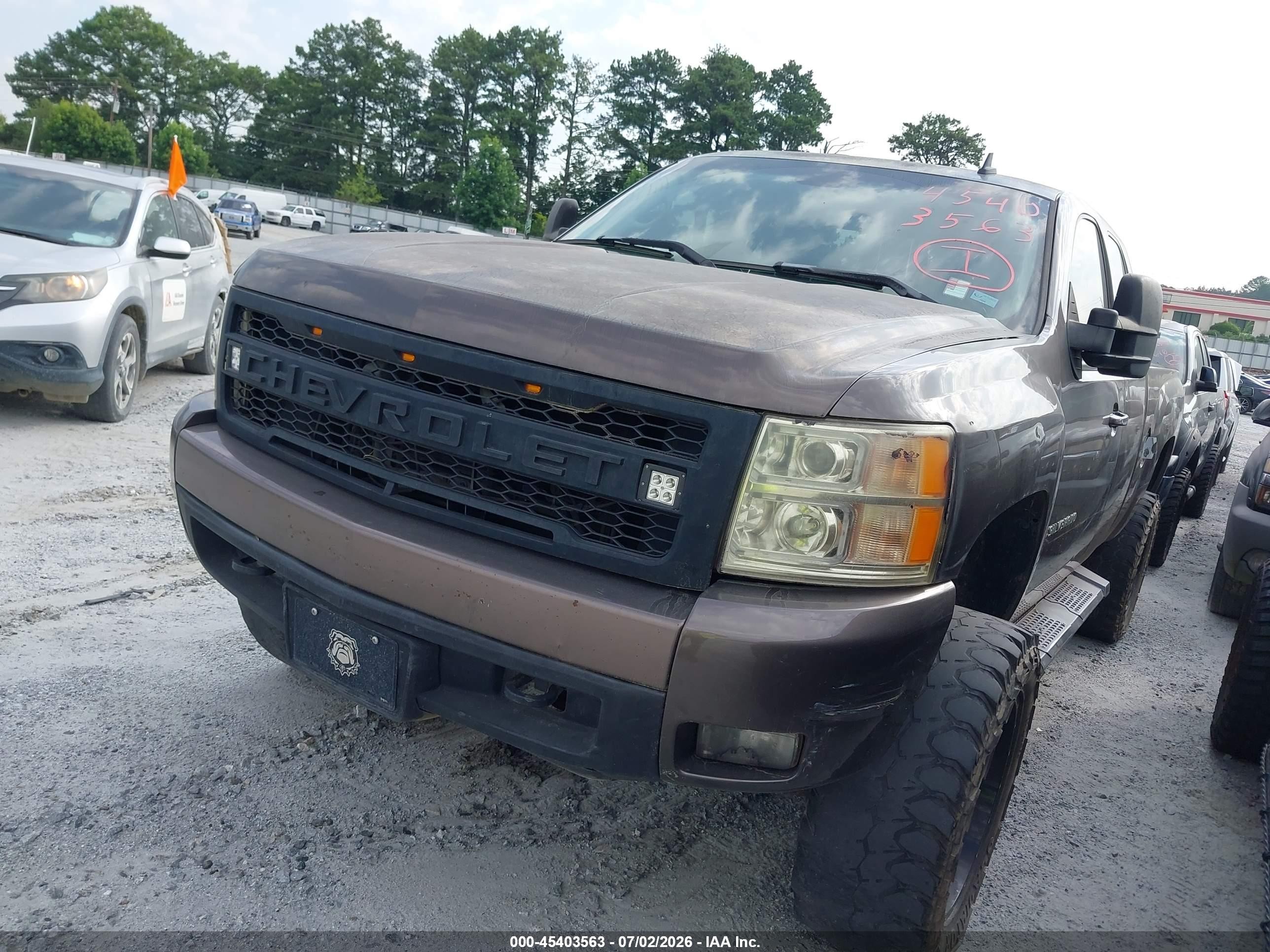 2007 Chevrolet Silverado 1500 Ltz Коричневый vin: 1GCEK19J27Z517260