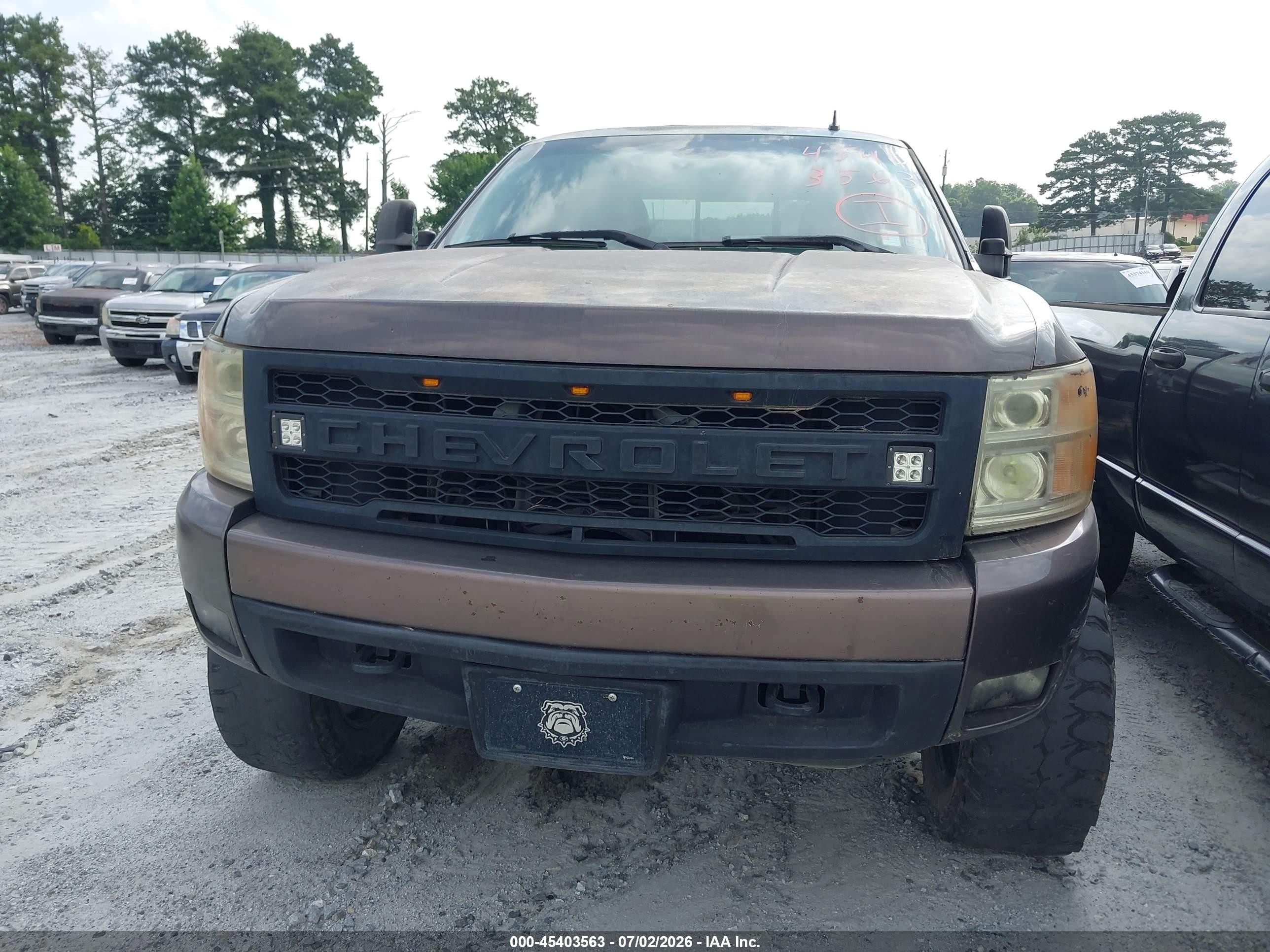2007 Chevrolet Silverado 1500 Ltz Коричневый vin: 1GCEK19J27Z517260