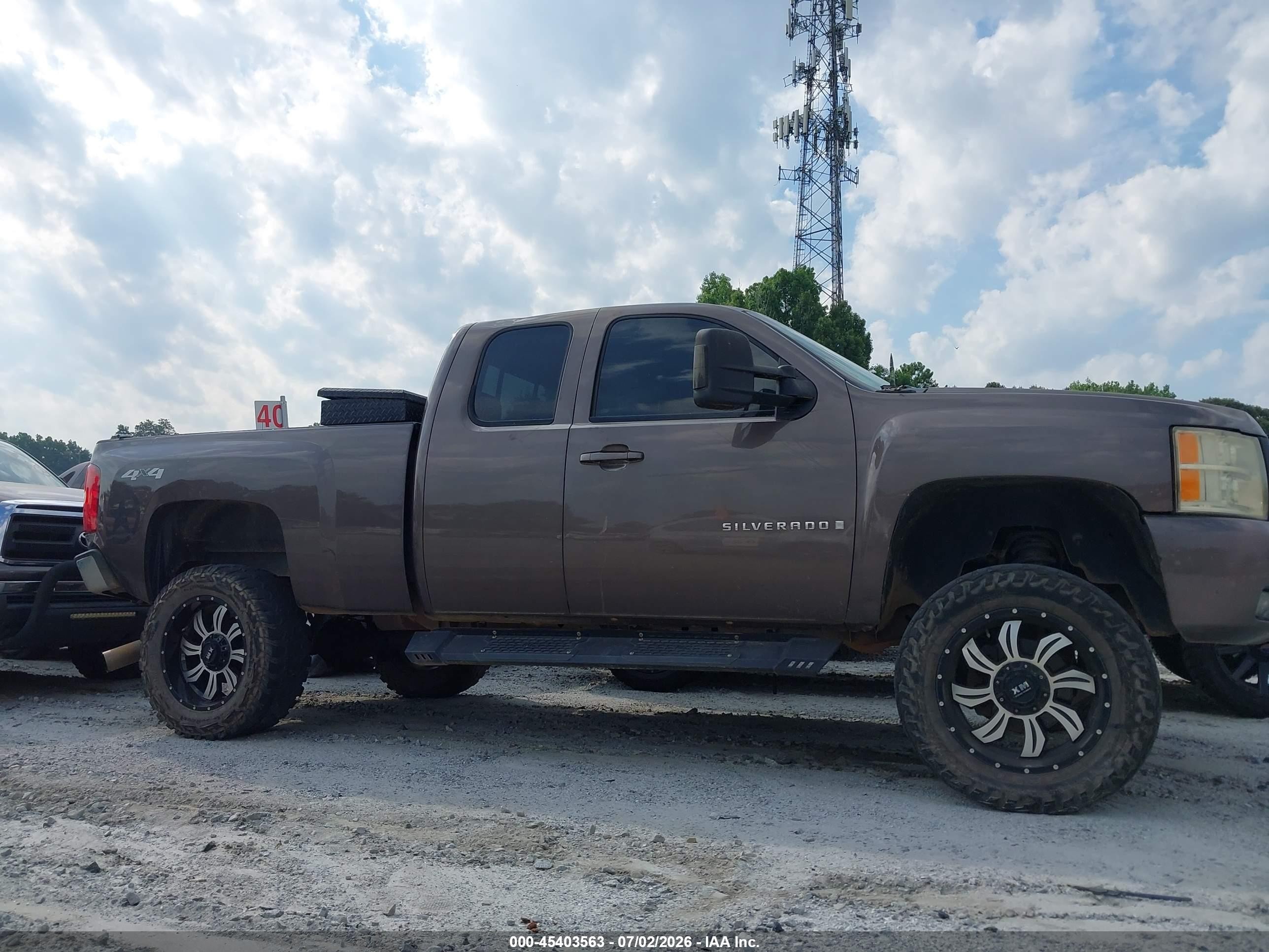 2007 Chevrolet Silverado 1500 Ltz Коричневый vin: 1GCEK19J27Z517260