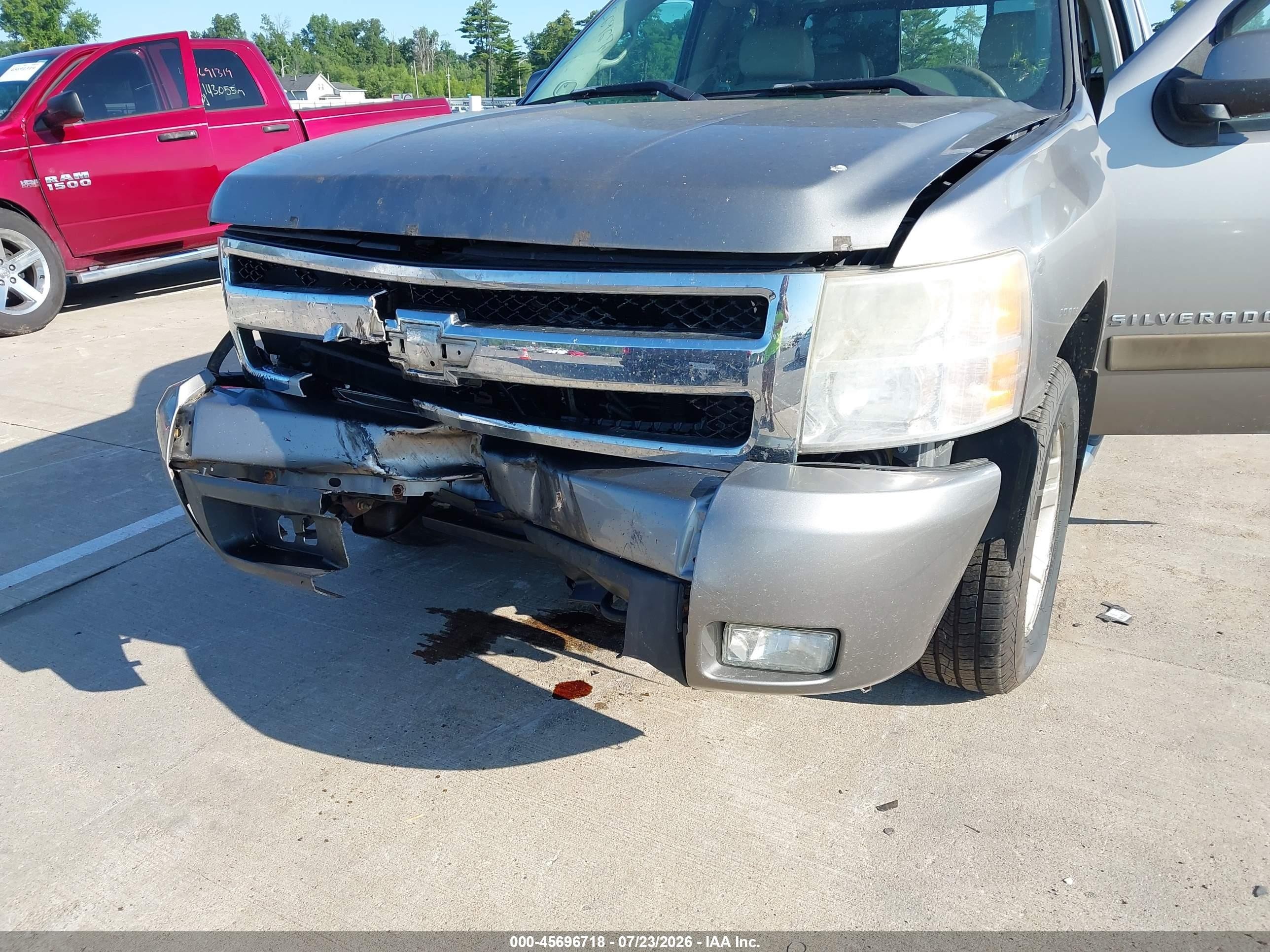 2007 Chevrolet Silverado 1500 Ltz Tan vin: 1GCEK19J27Z547343