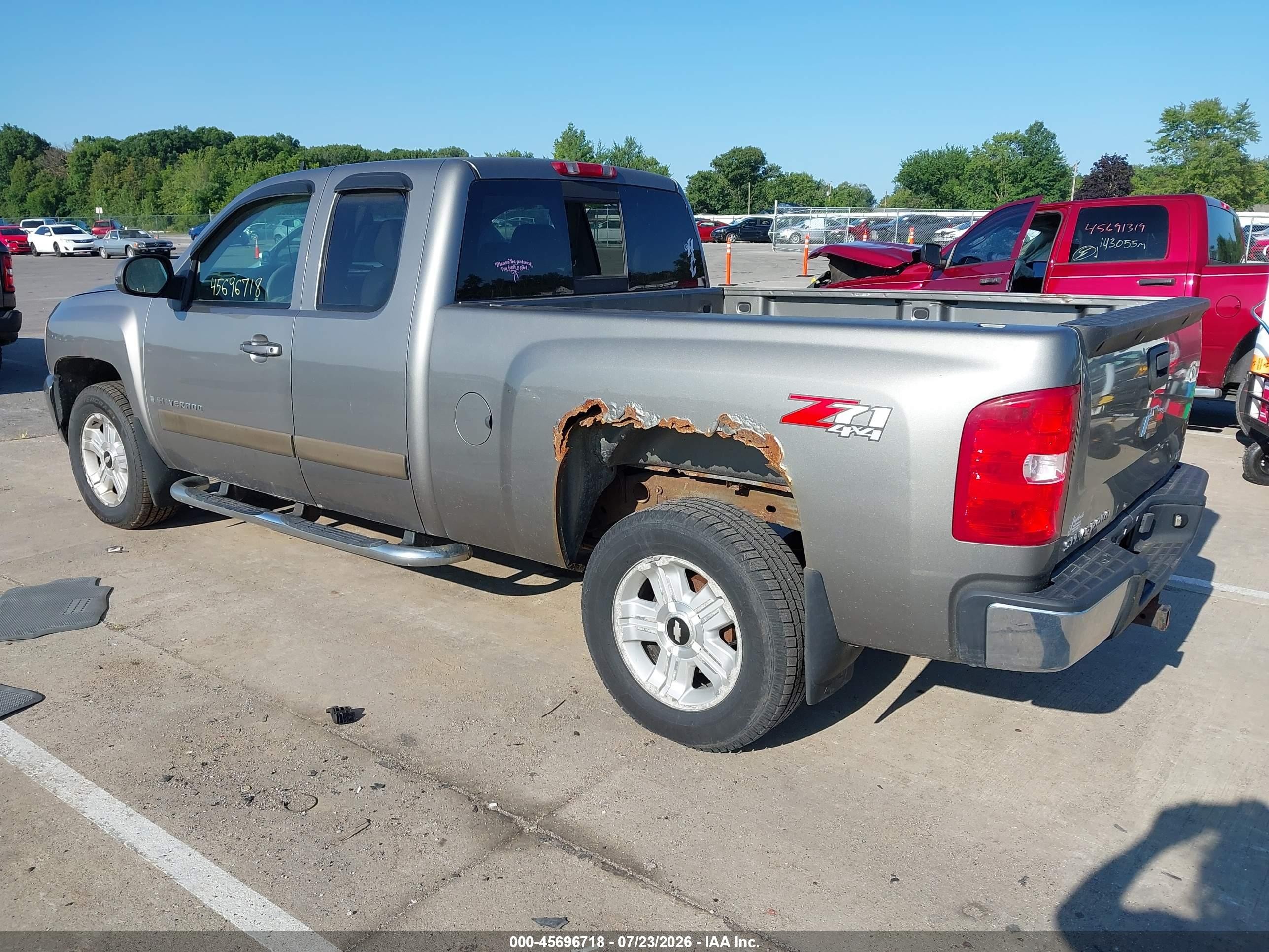 2007 Chevrolet Silverado 1500 Ltz Tan vin: 1GCEK19J27Z547343