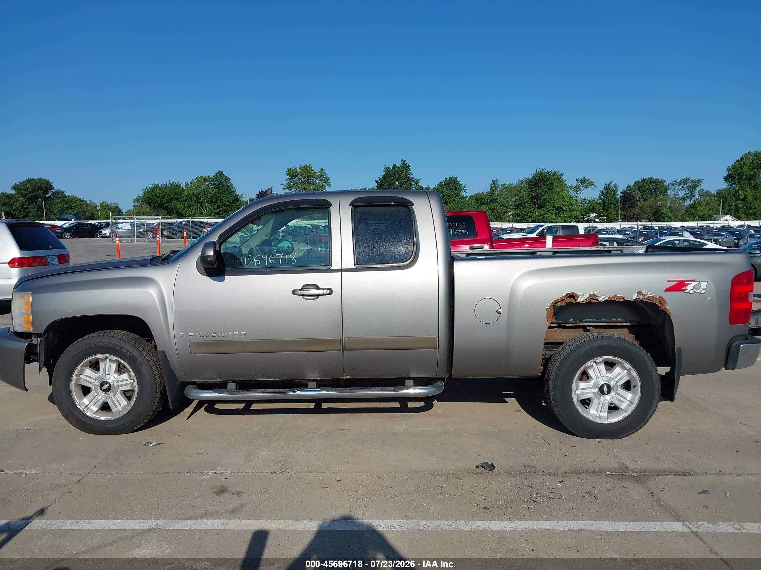2007 Chevrolet Silverado 1500 Ltz Tan vin: 1GCEK19J27Z547343