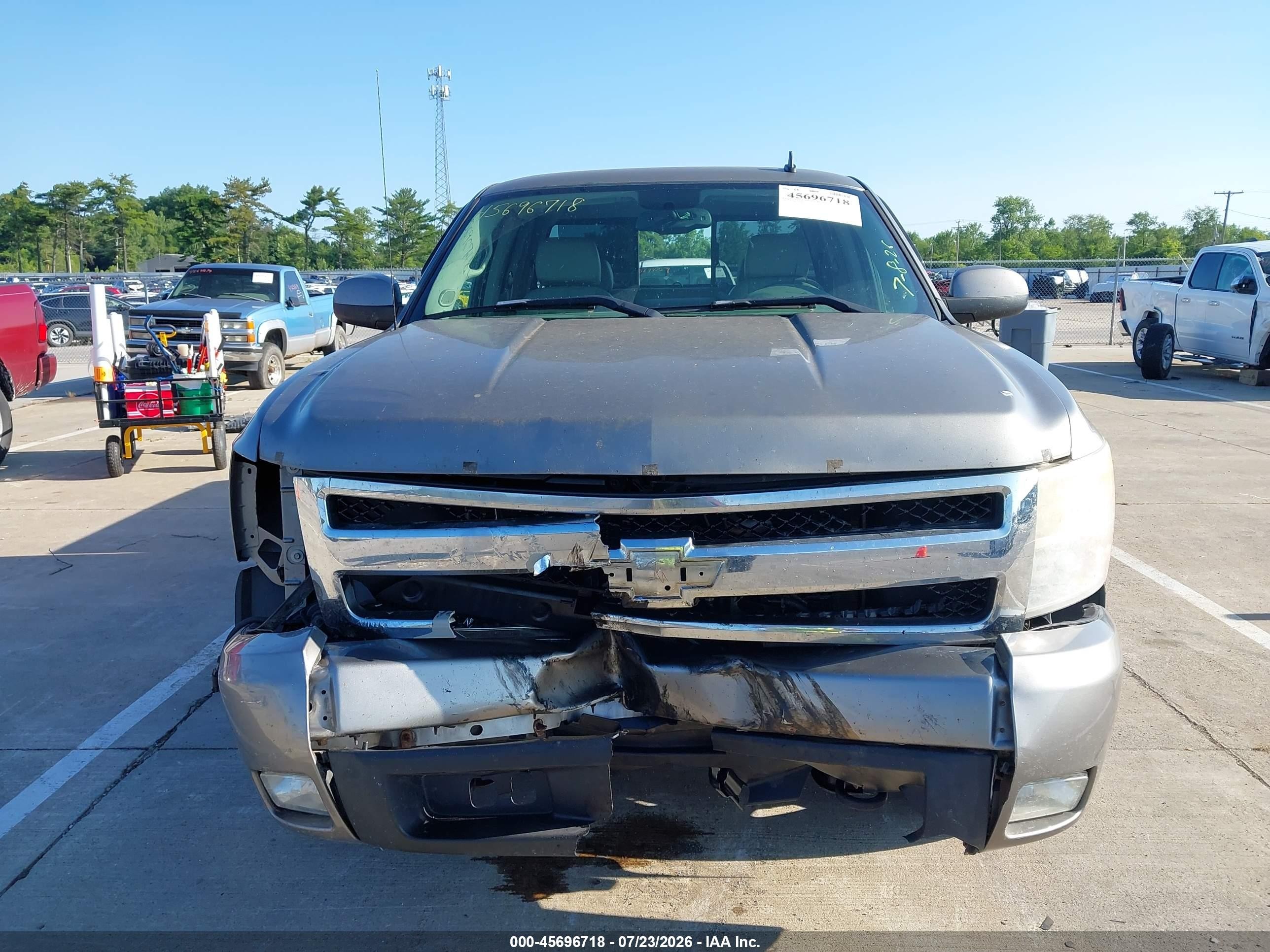 2007 Chevrolet Silverado 1500 Ltz Tan vin: 1GCEK19J27Z547343