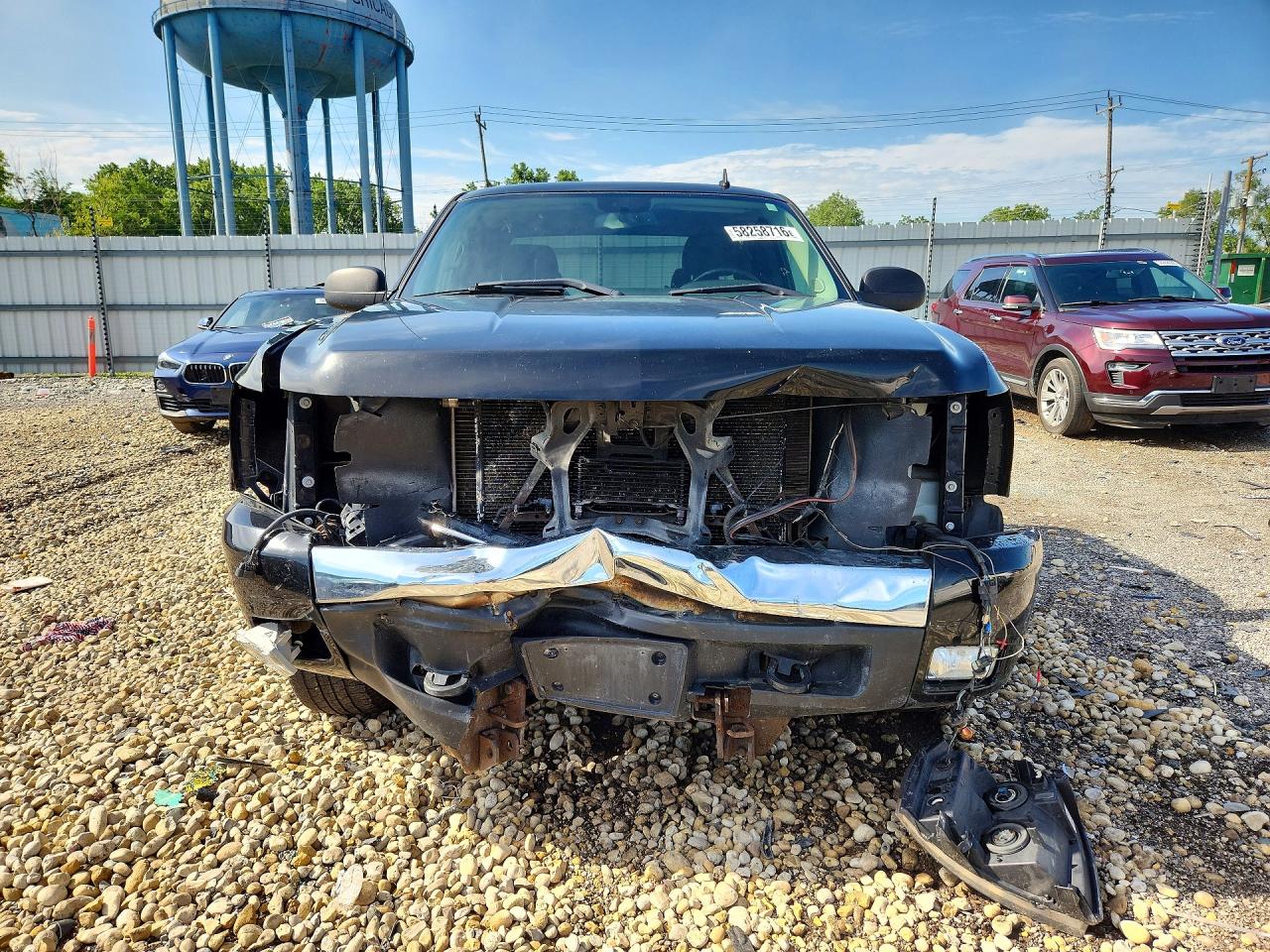 2007 Chevrolet Silverado K1500 Black vin: 1GCEK19J37Z510379