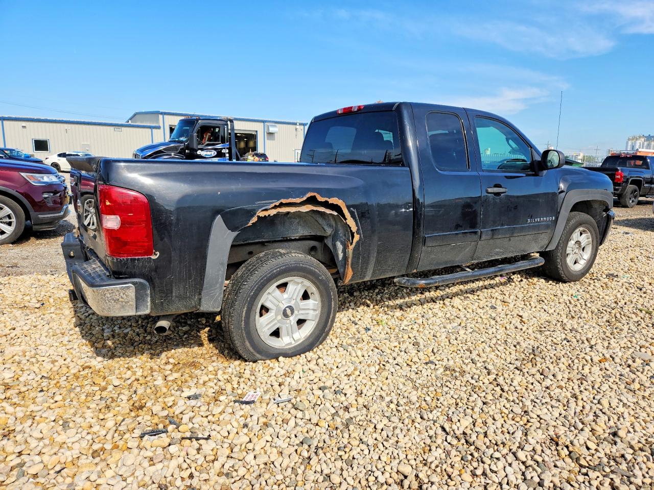 2007 Chevrolet Silverado K1500 Black vin: 1GCEK19J37Z510379