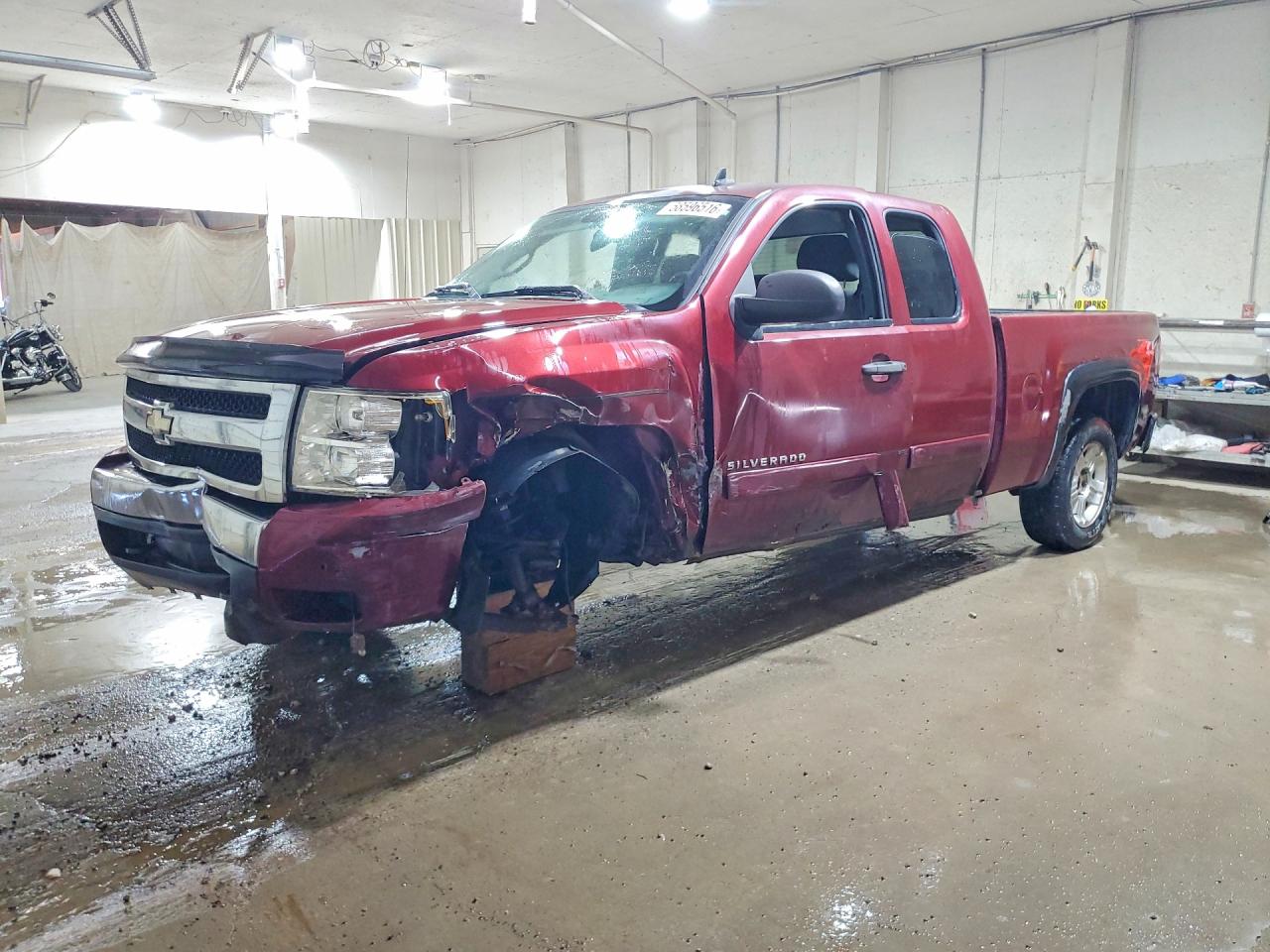 2008 Chevrolet Silverado K1500 Burgundy vin: 1GCEK19J38Z280666