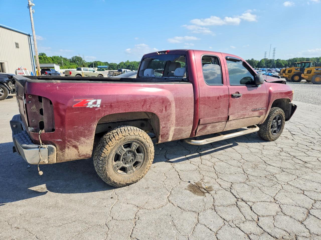 2008 Chevrolet Silverado K1500 Бордовый vin: 1GCEK19J48Z270423