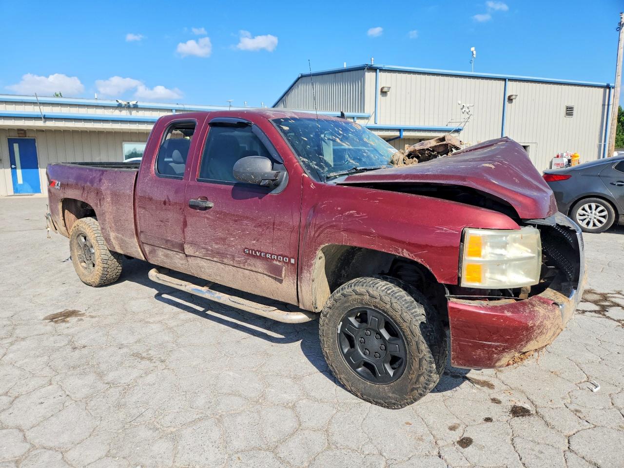 2008 Chevrolet Silverado K1500 Бордовый vin: 1GCEK19J48Z270423