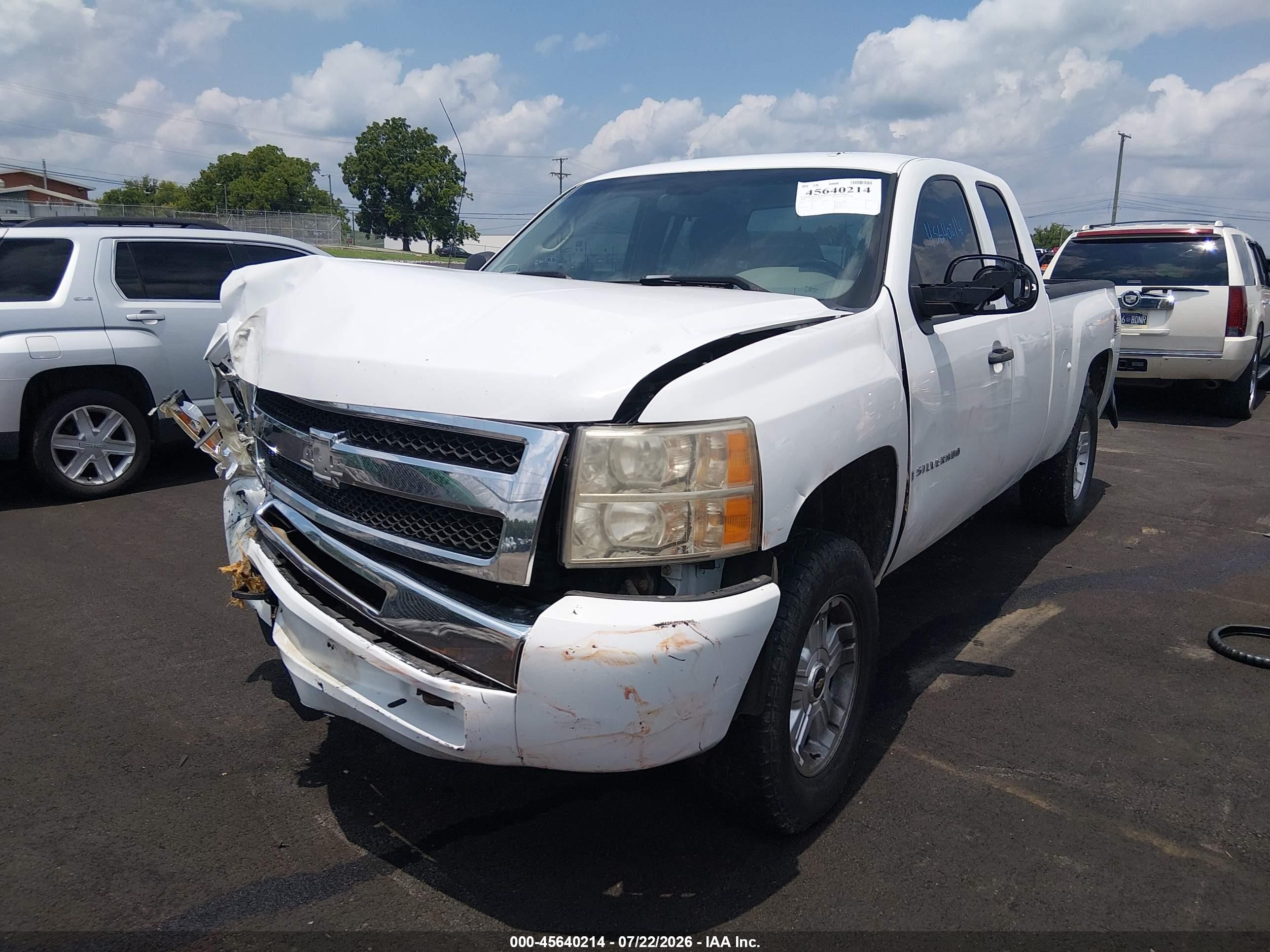 2009 Chevrolet Silverado 1500 Work Truck Белый vin: 1GCEK19J49Z273226
