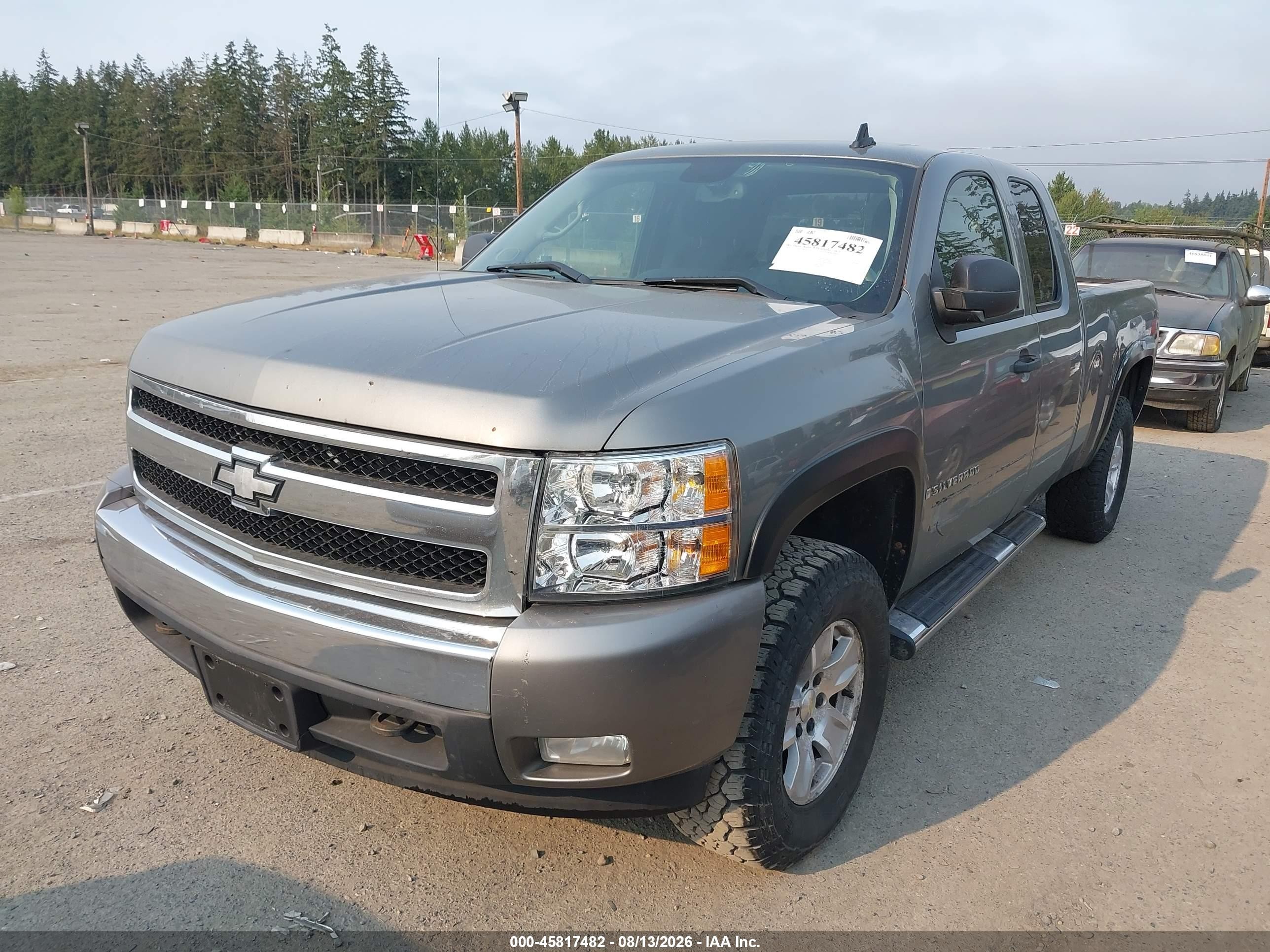 2008 Chevrolet Silverado 1500 Lt1 Серый vin: 1GCEK19J68Z101620