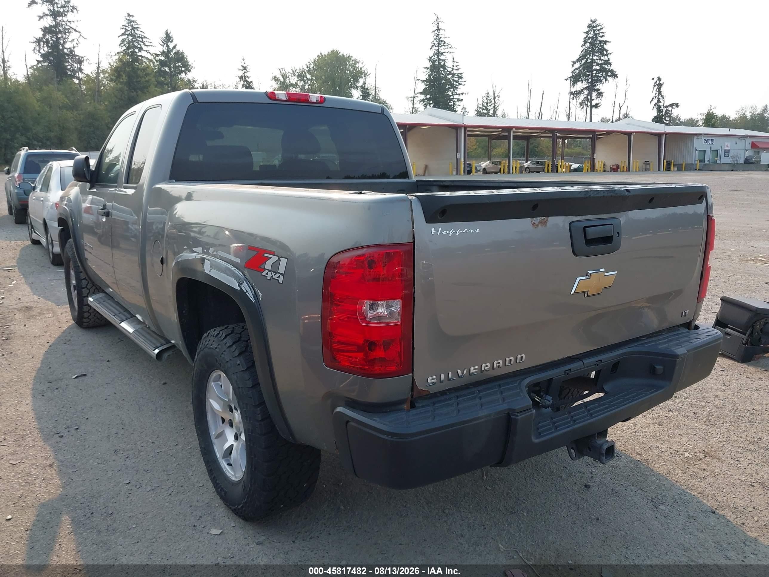 2008 Chevrolet Silverado 1500 Lt1 Серый vin: 1GCEK19J68Z101620