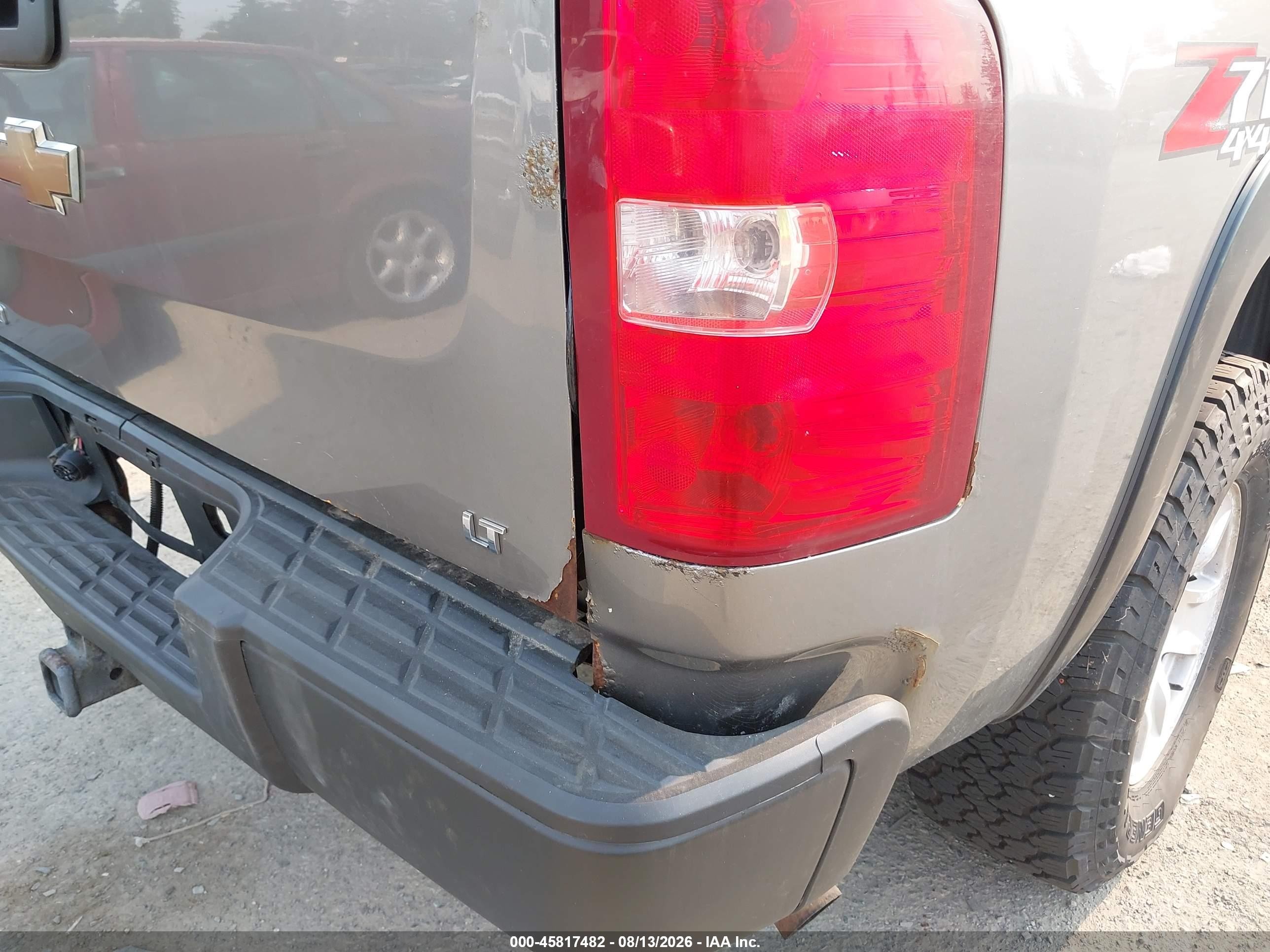 2008 Chevrolet Silverado 1500 Lt1 Серый vin: 1GCEK19J68Z101620
