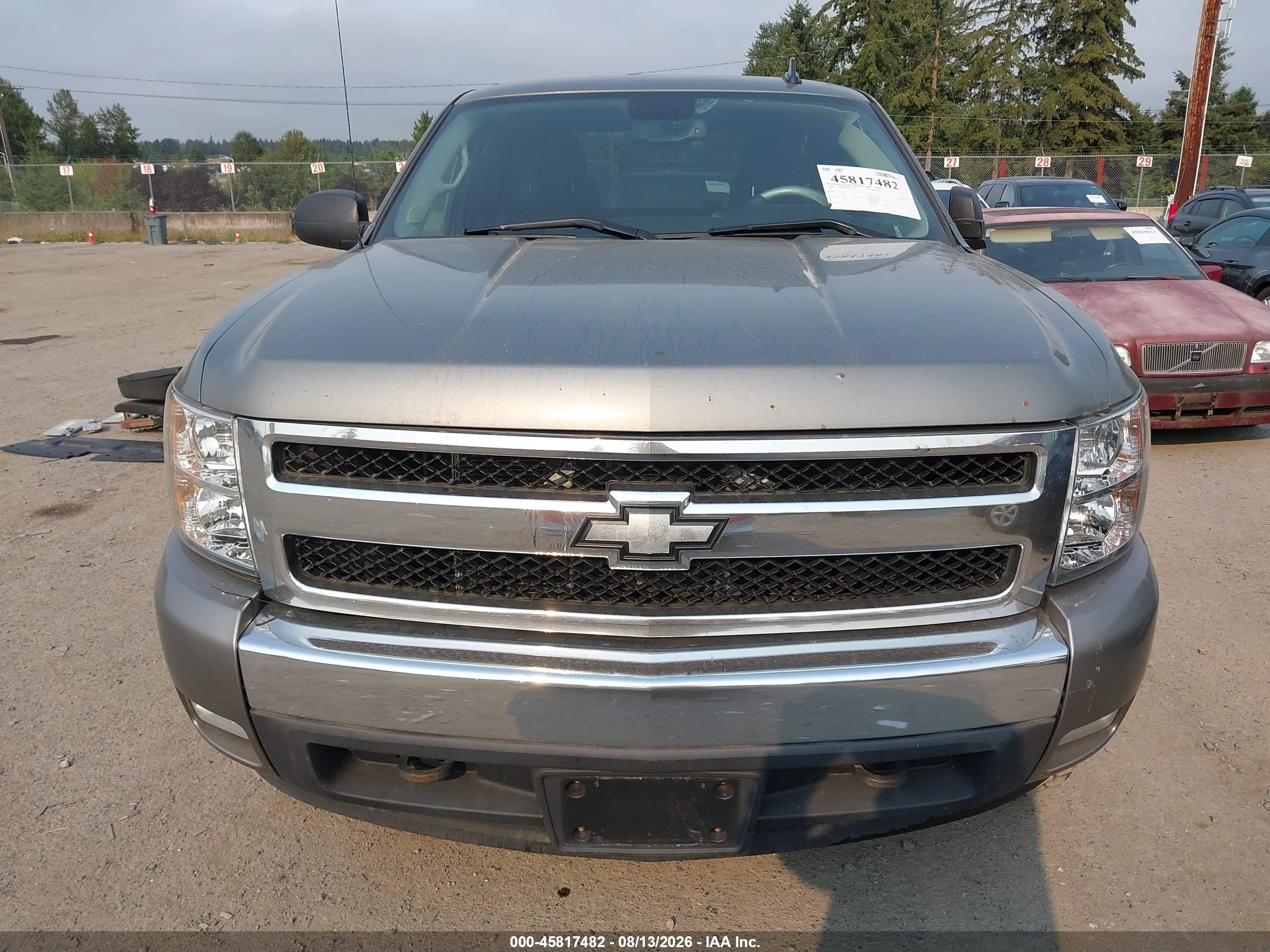 2008 Chevrolet Silverado 1500 Lt1 Серый vin: 1GCEK19J68Z101620