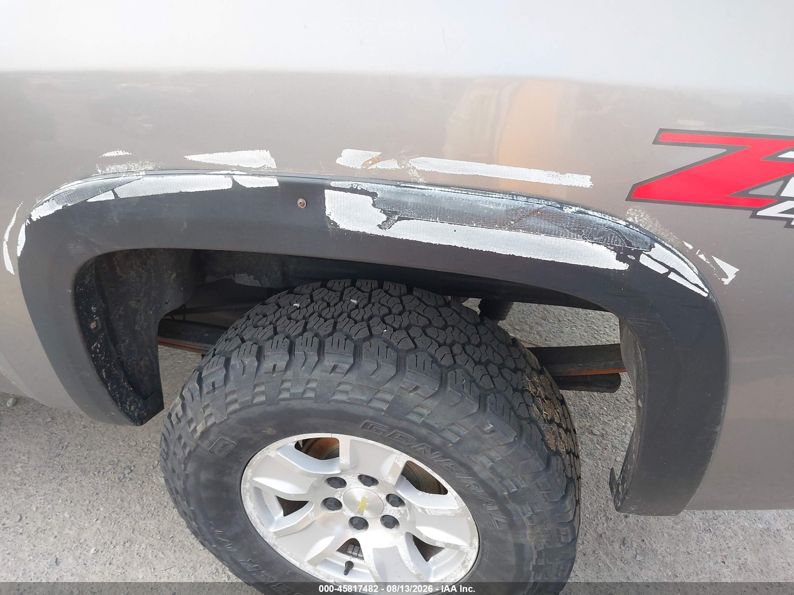 2008 Chevrolet Silverado 1500 Lt1 Серый vin: 1GCEK19J68Z101620