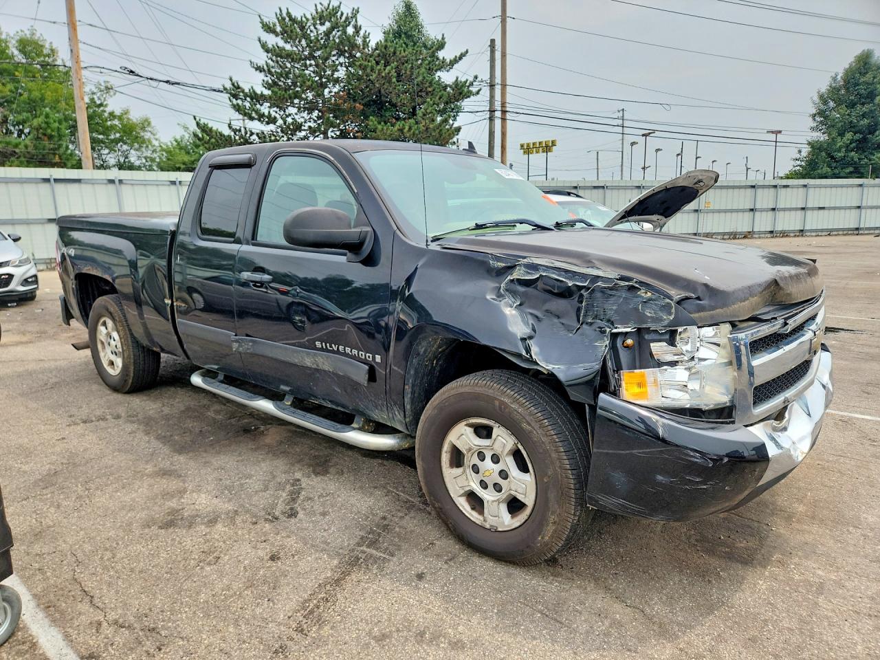 2008 Chevrolet Silverado K1500 Black vin: 1GCEK19J78Z139986