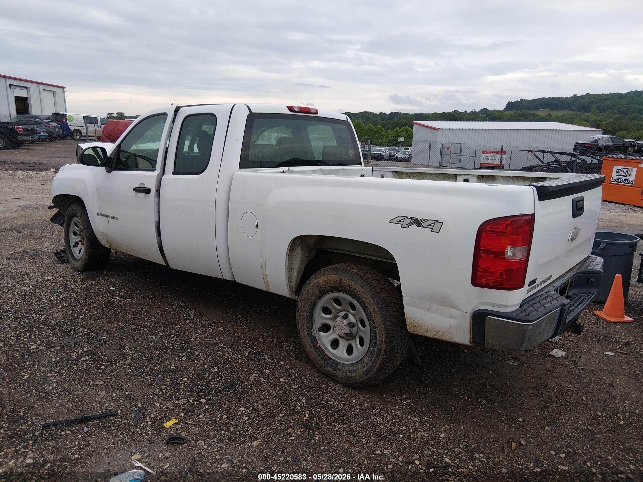 2008 Chevrolet Silverado 1500 Work Truck Белый vin: 1GCEK19J88Z109783