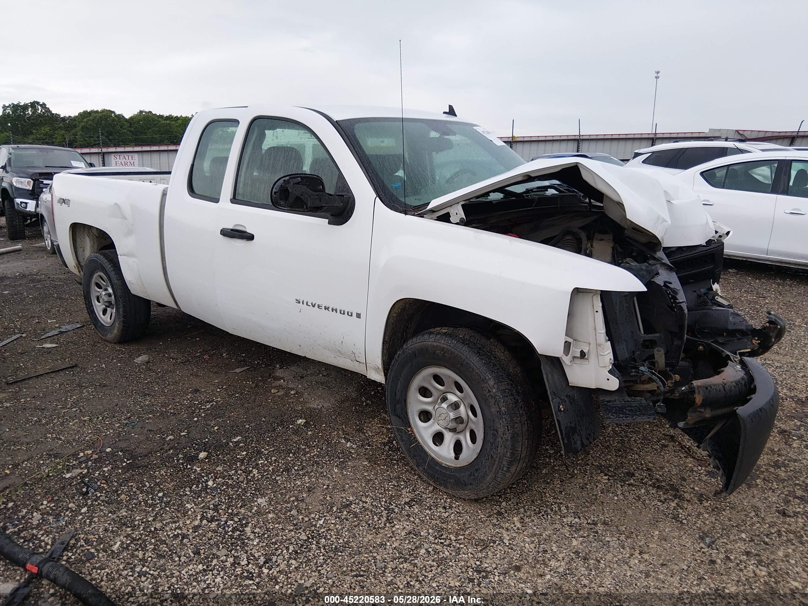 2008 Chevrolet Silverado 1500 Work Truck White vin: 1GCEK19J88Z109783