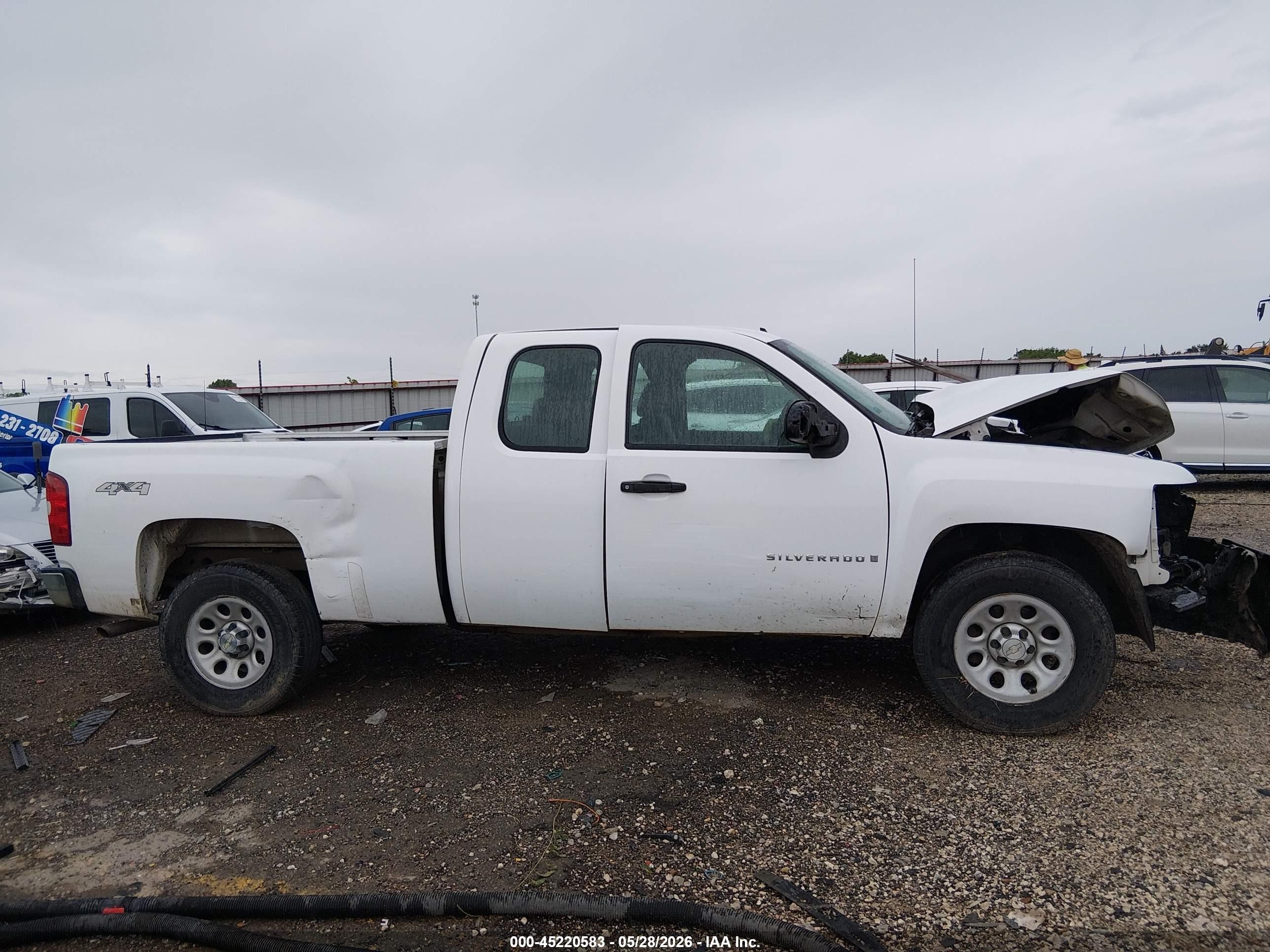 2008 Chevrolet Silverado 1500 Work Truck Белый vin: 1GCEK19J88Z109783